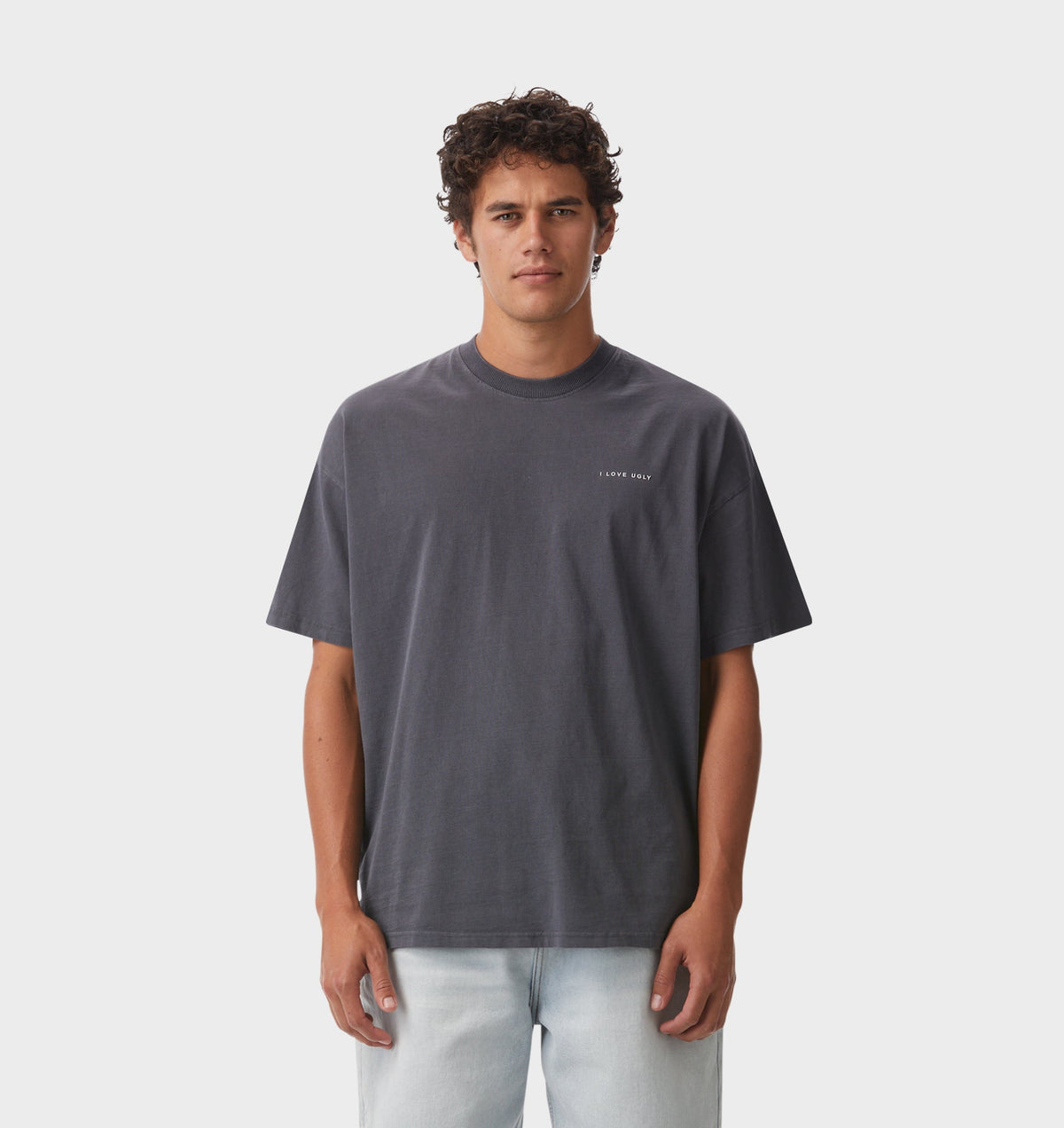 Box Tee - Washed Slate