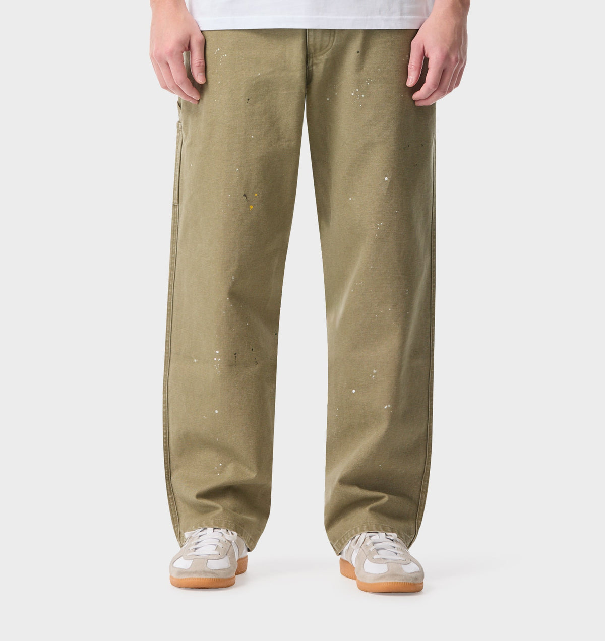Basquiat Painter Canvas Pant - Faded Green