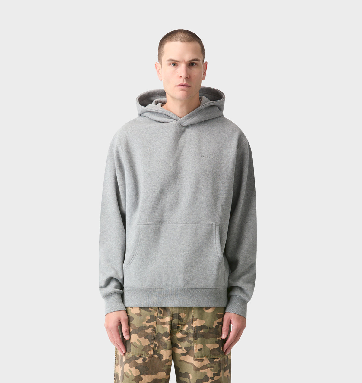 Uniform Hood - Grey Marle