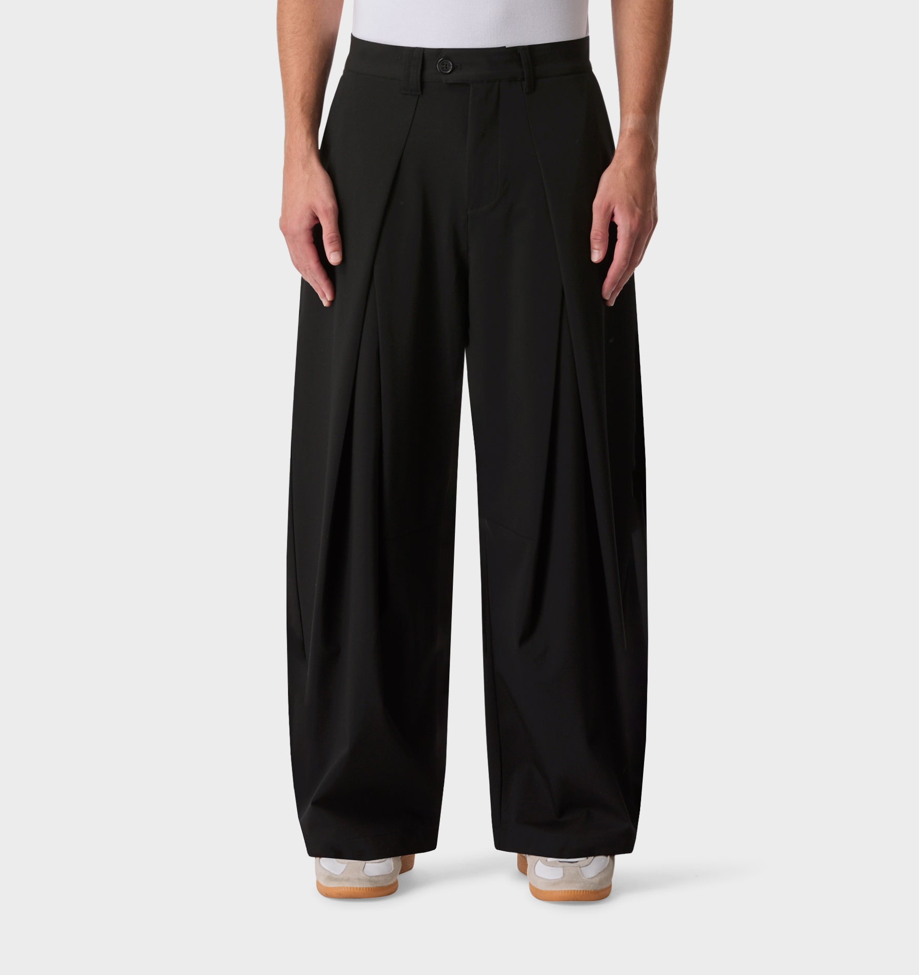 Vermont Pleat Pant - Black | I Love Ugly AU