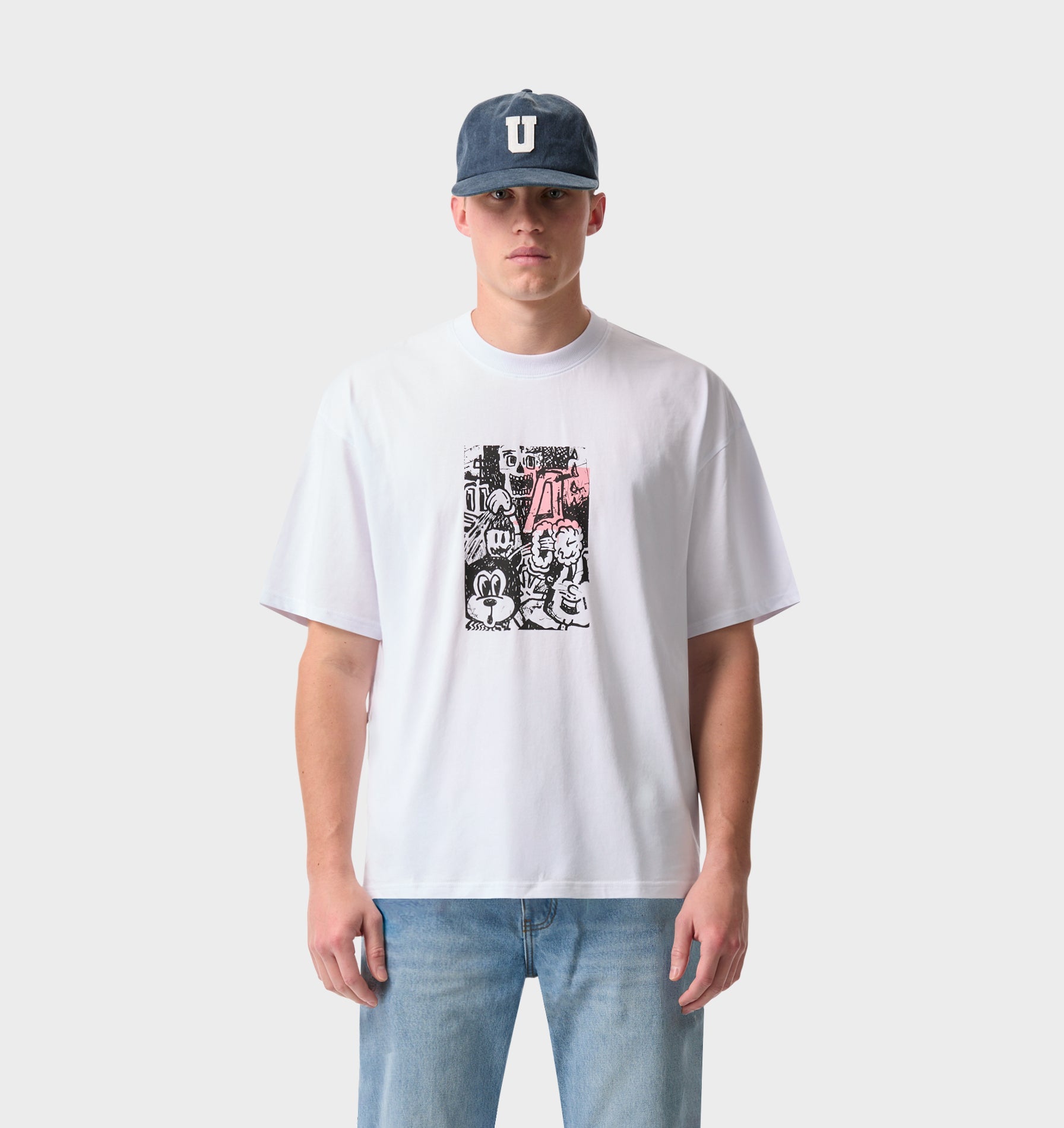 Happy Dreams Box Tee 2.0 - White