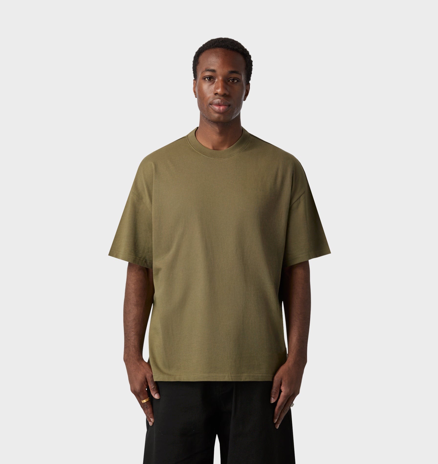 Box Tee 2.0 - Lichen Green