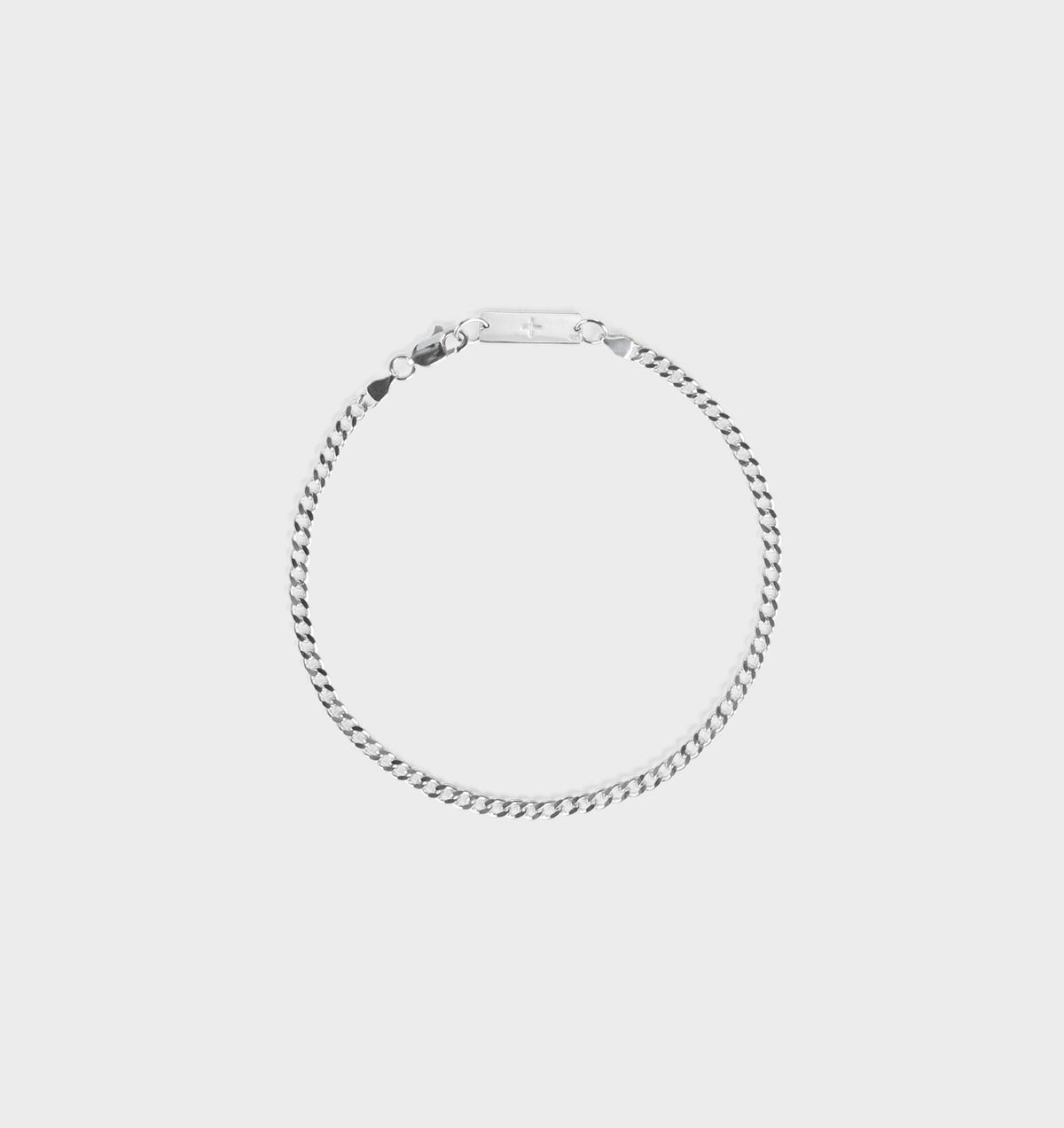 Fine Cuban Bracelet - Silver