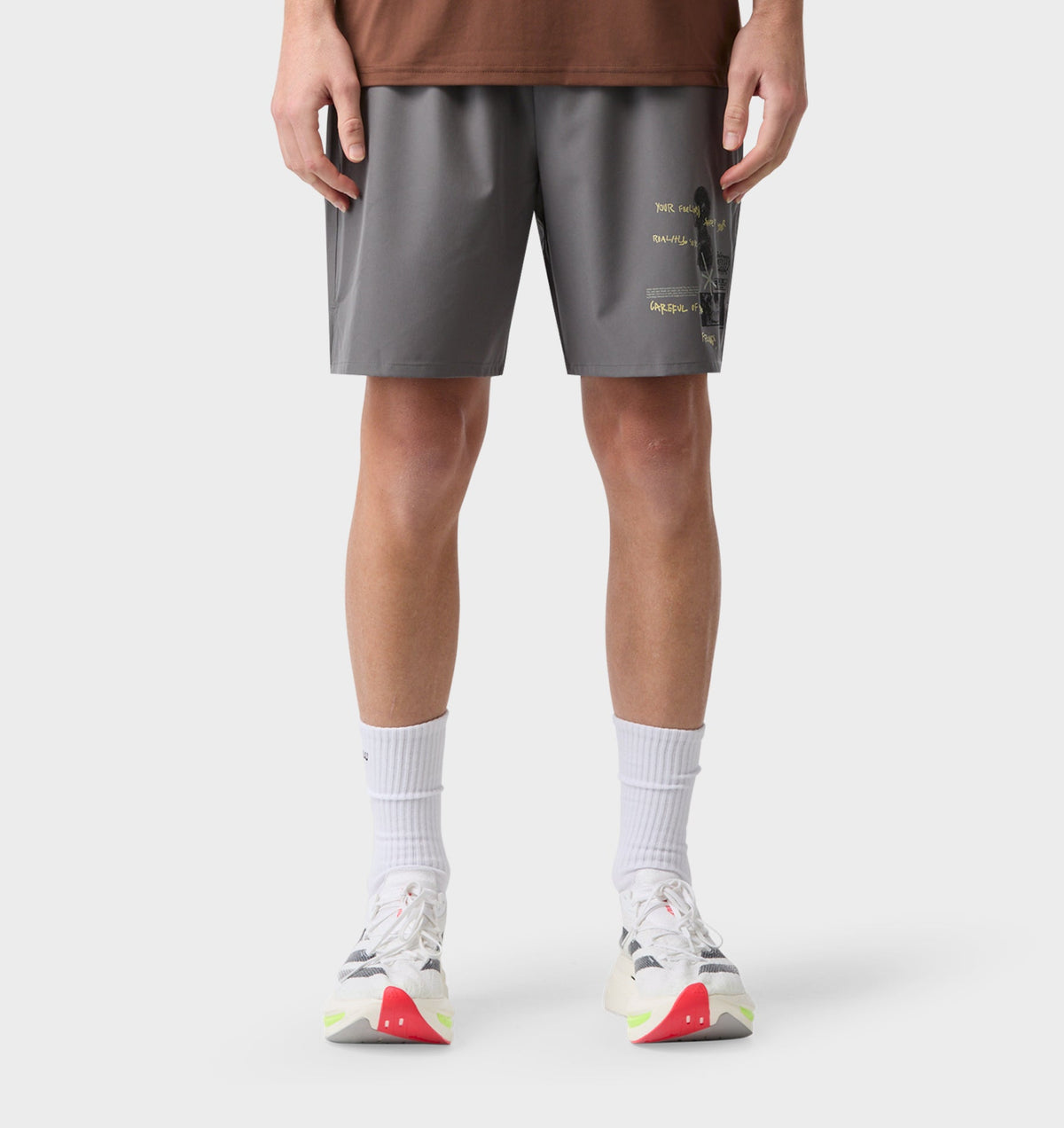State Of Mind Active Core 7 Inch Short - Cobblestone