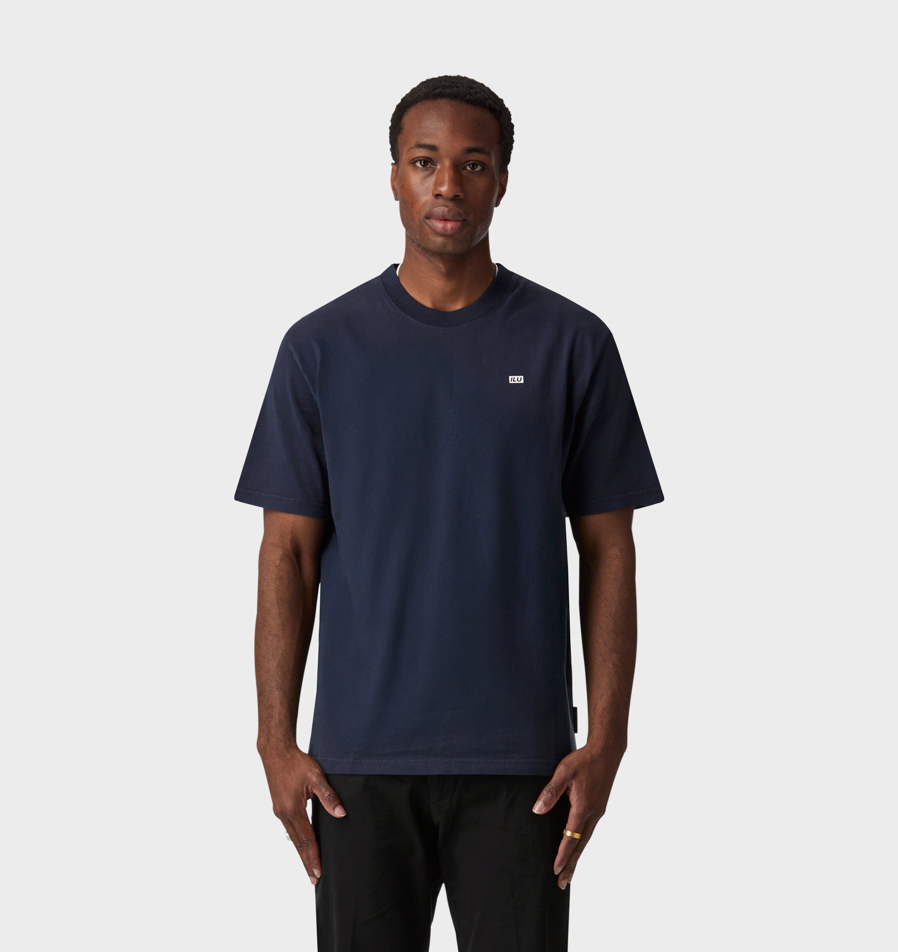 Uniform Logo Tee - Washed Navy