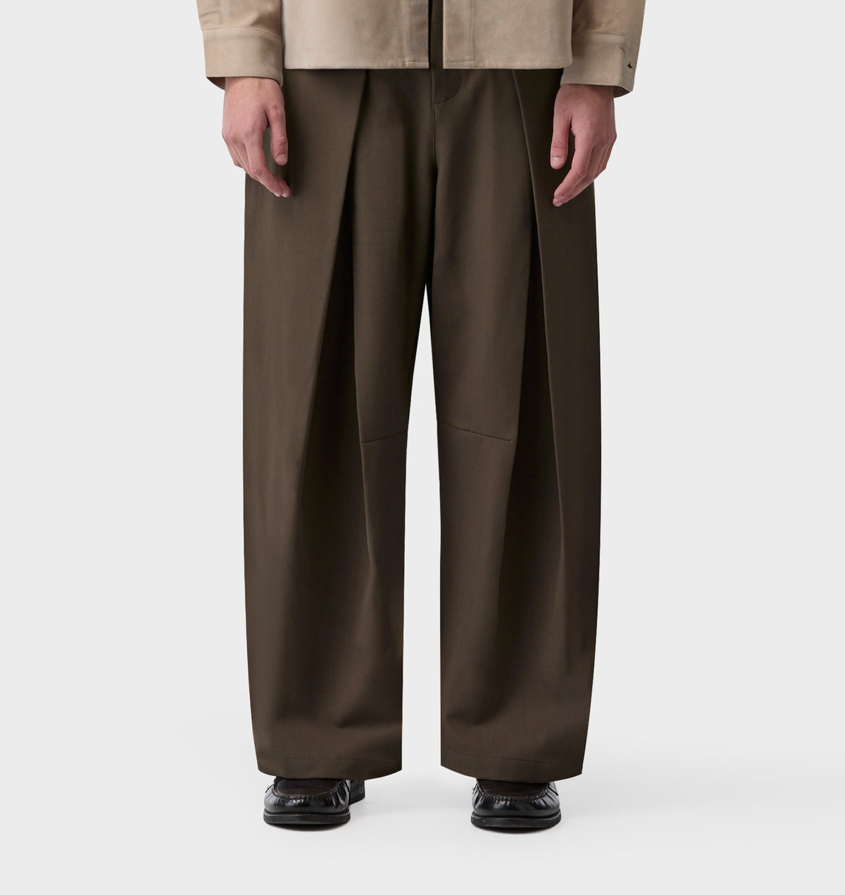 Vermont Pleat Pant - Mushroom