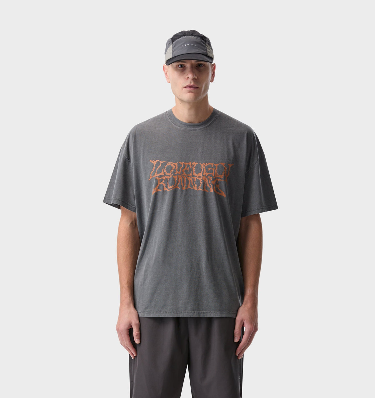 Liquified Active Cotton Box Tee - Washed Black