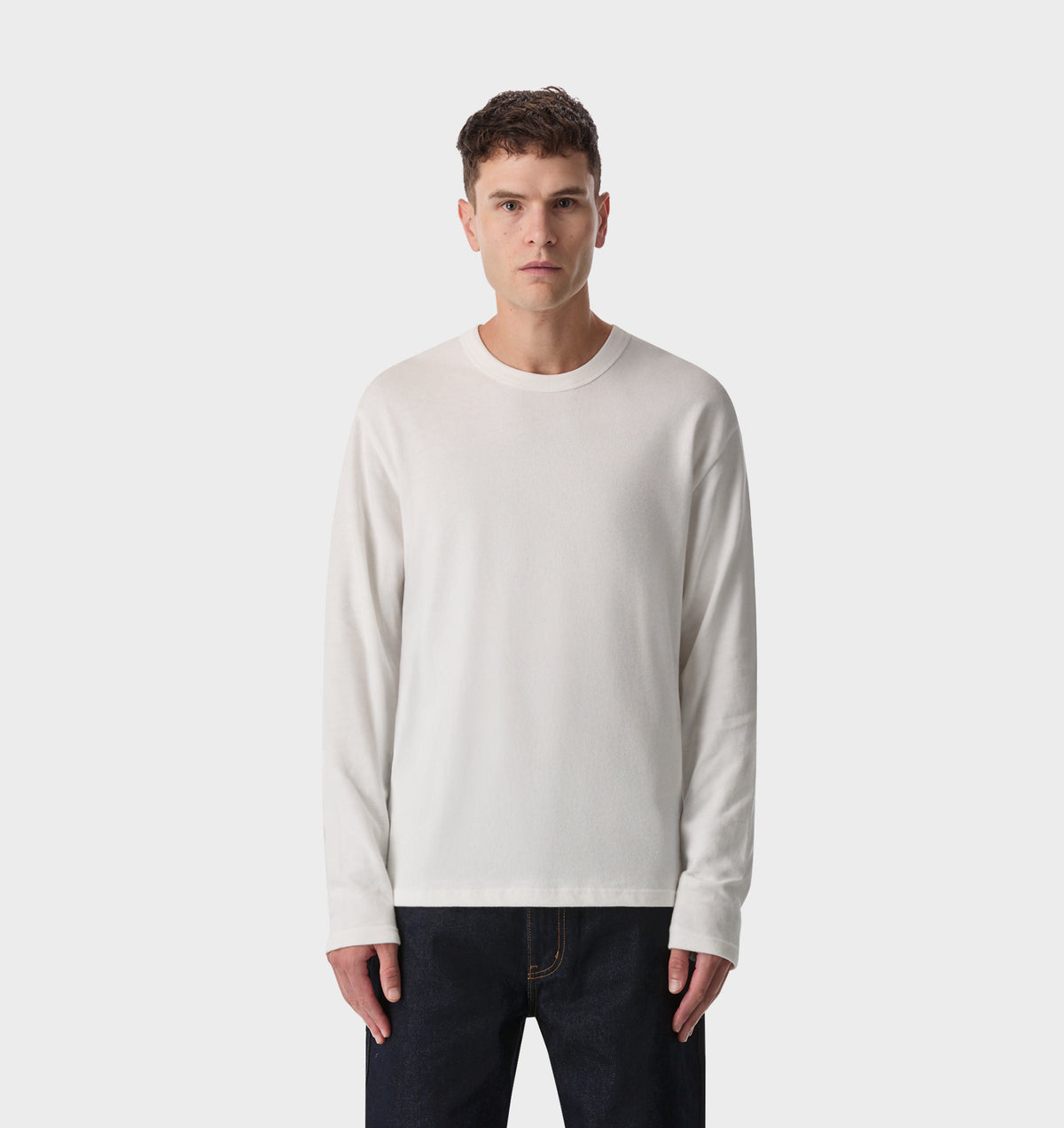 Heavy LS Tee - Vintage White