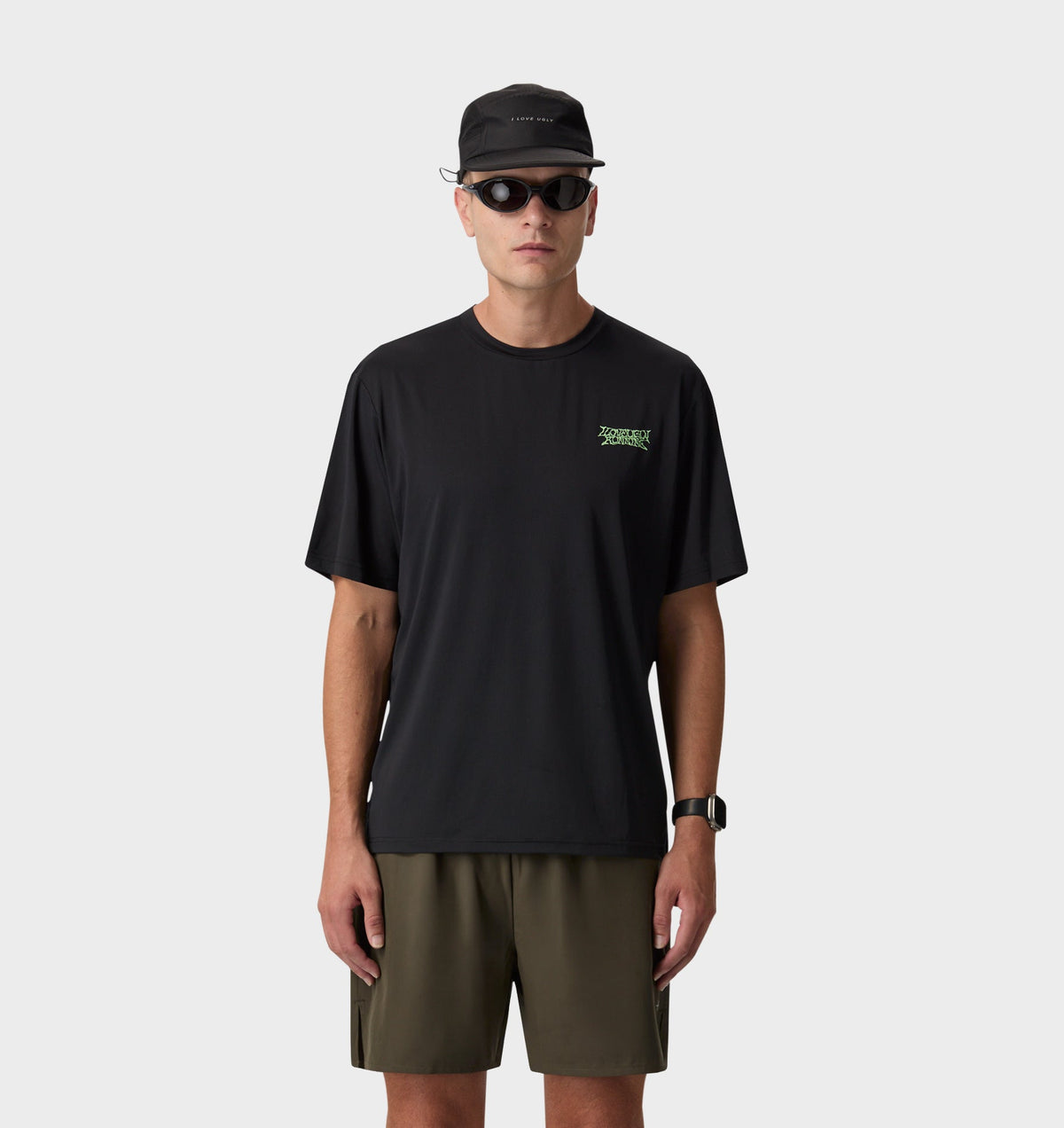 Liquified Active Classic Tee - Black / Lime