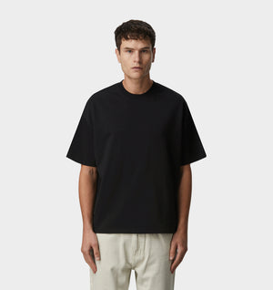 Heavy Lewi Crop Tee - Black