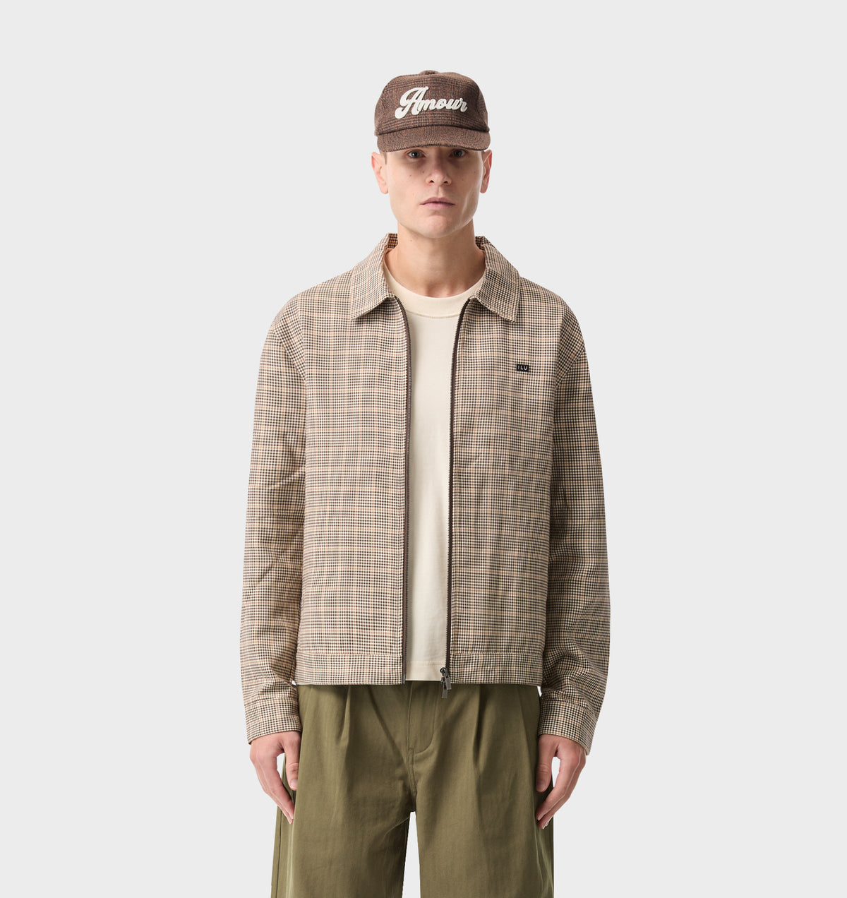 Poker Jacket - Brown Check