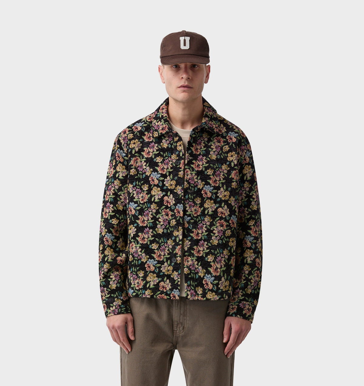 Floral Overshirt - Dark Floral