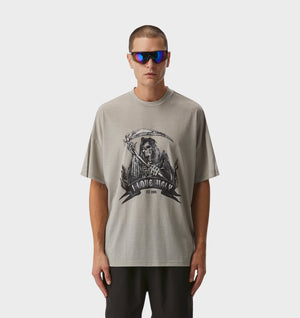 Reaper Merino Active Box Tee - Taupe