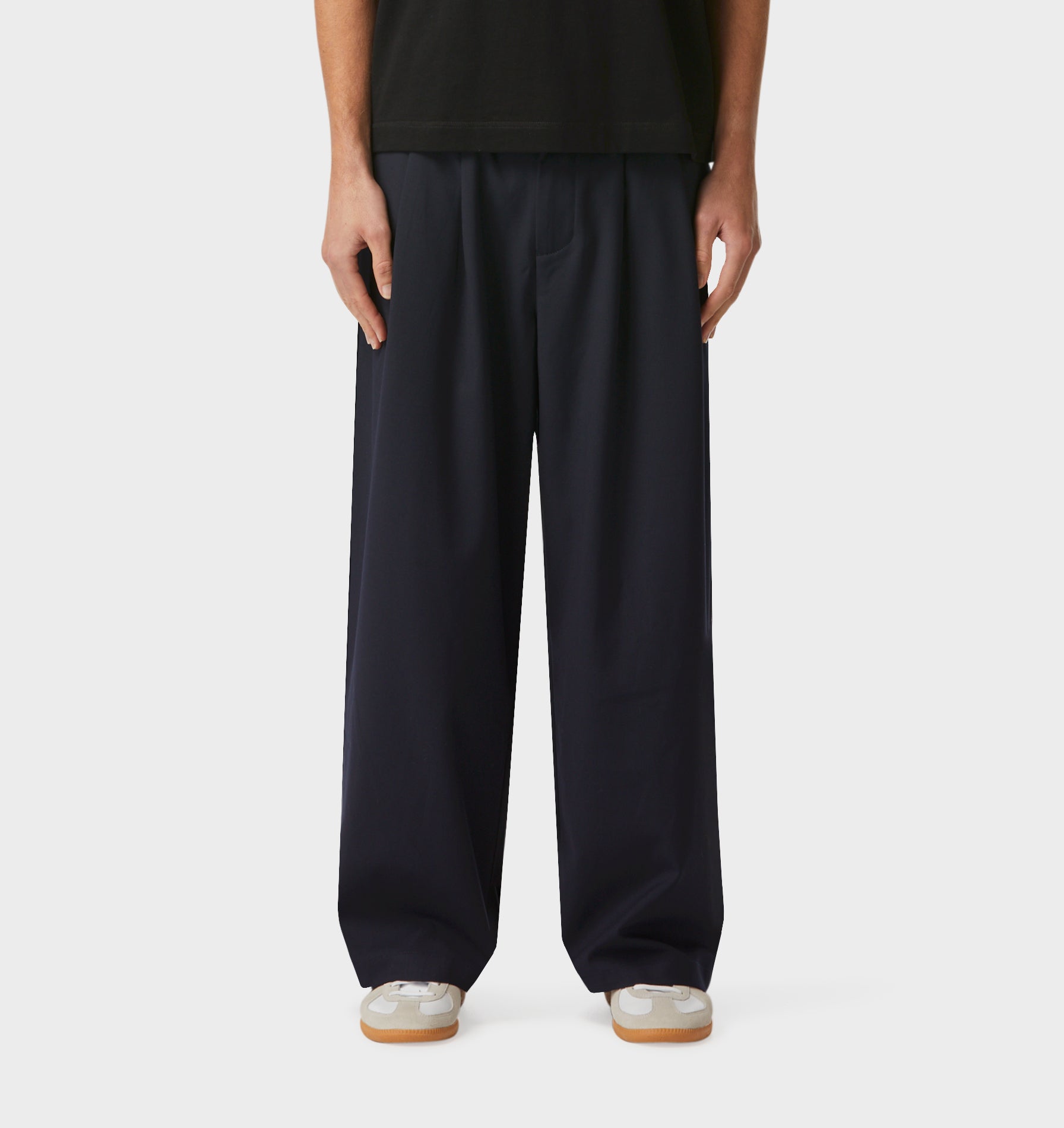 Albert Pleated Pant - Navy