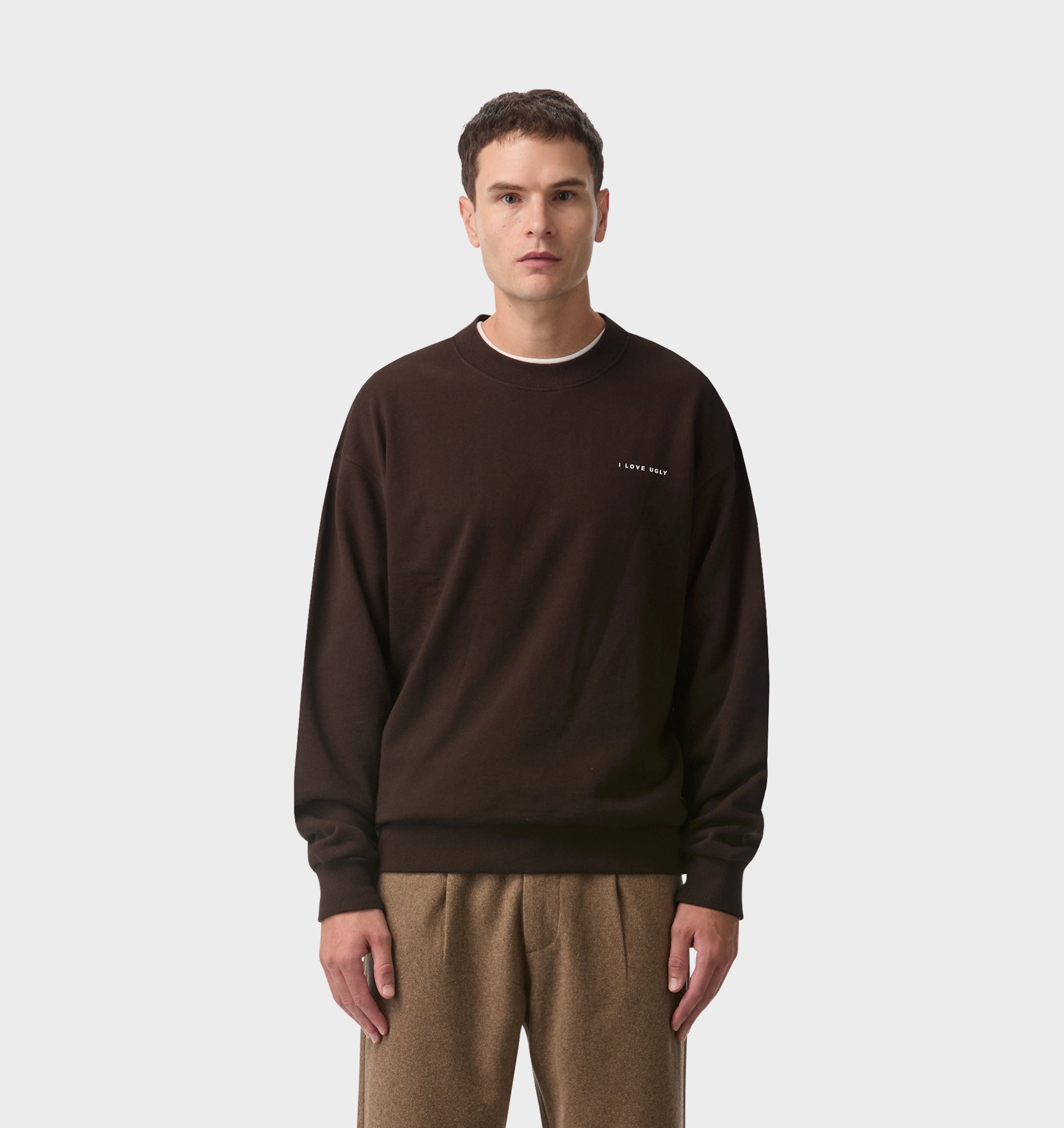 Oversized Crew - Coffee Bean