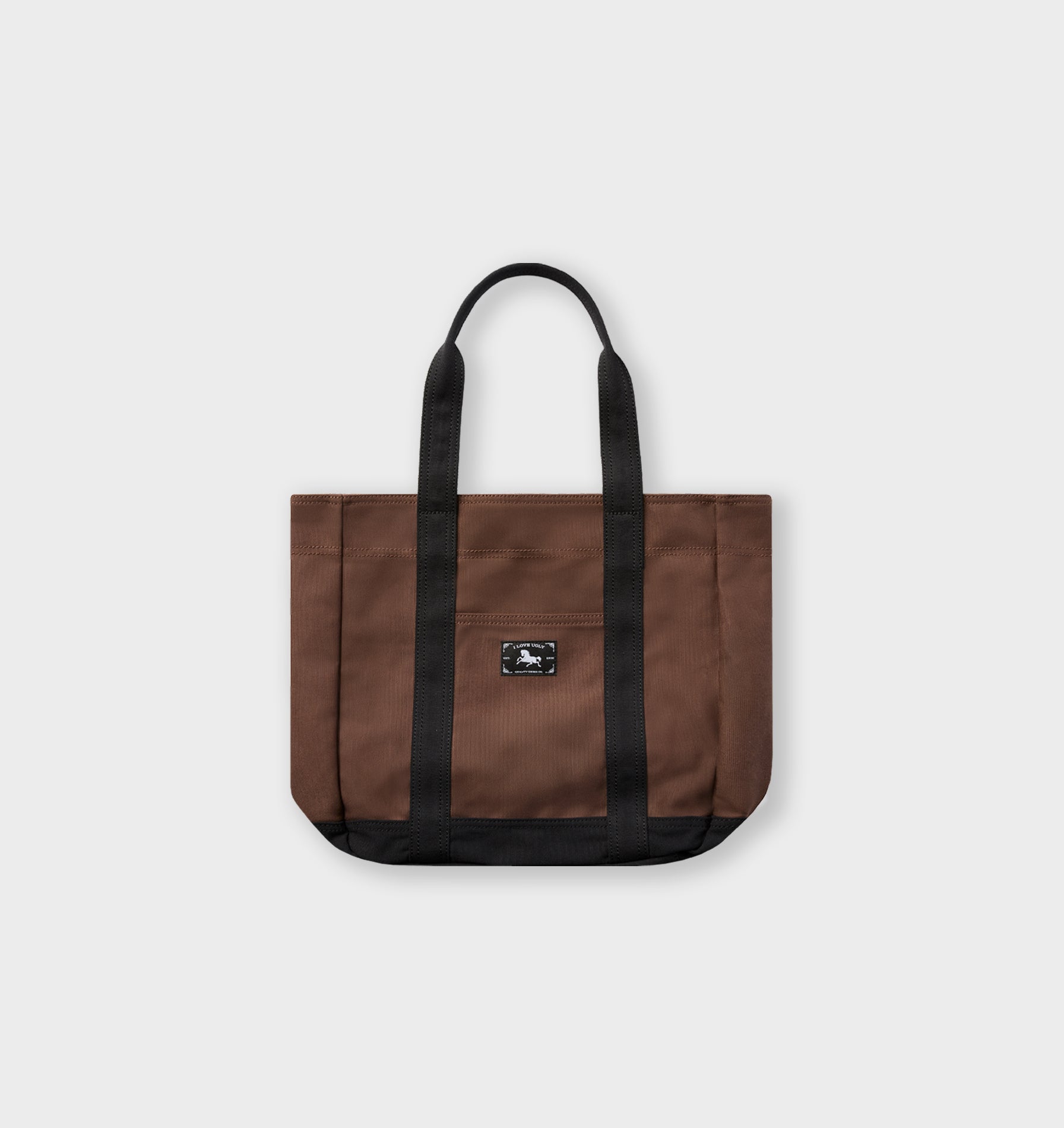Bentley Tote Bag - Coffee Bean/Black
