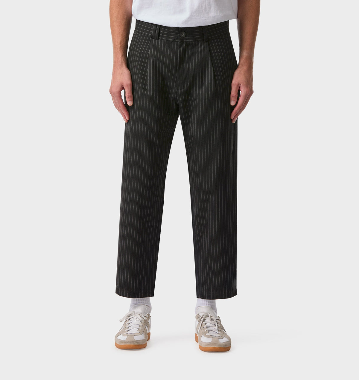Kobe Dress Pant - Black Pinstripe