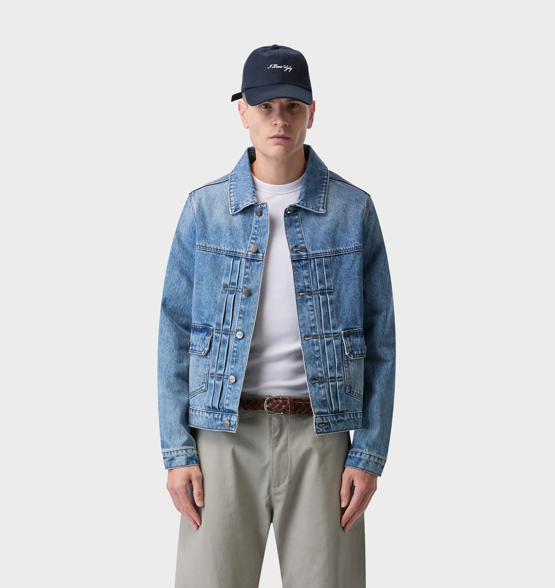 Field Denim Jacket - Washed Vintage Blue