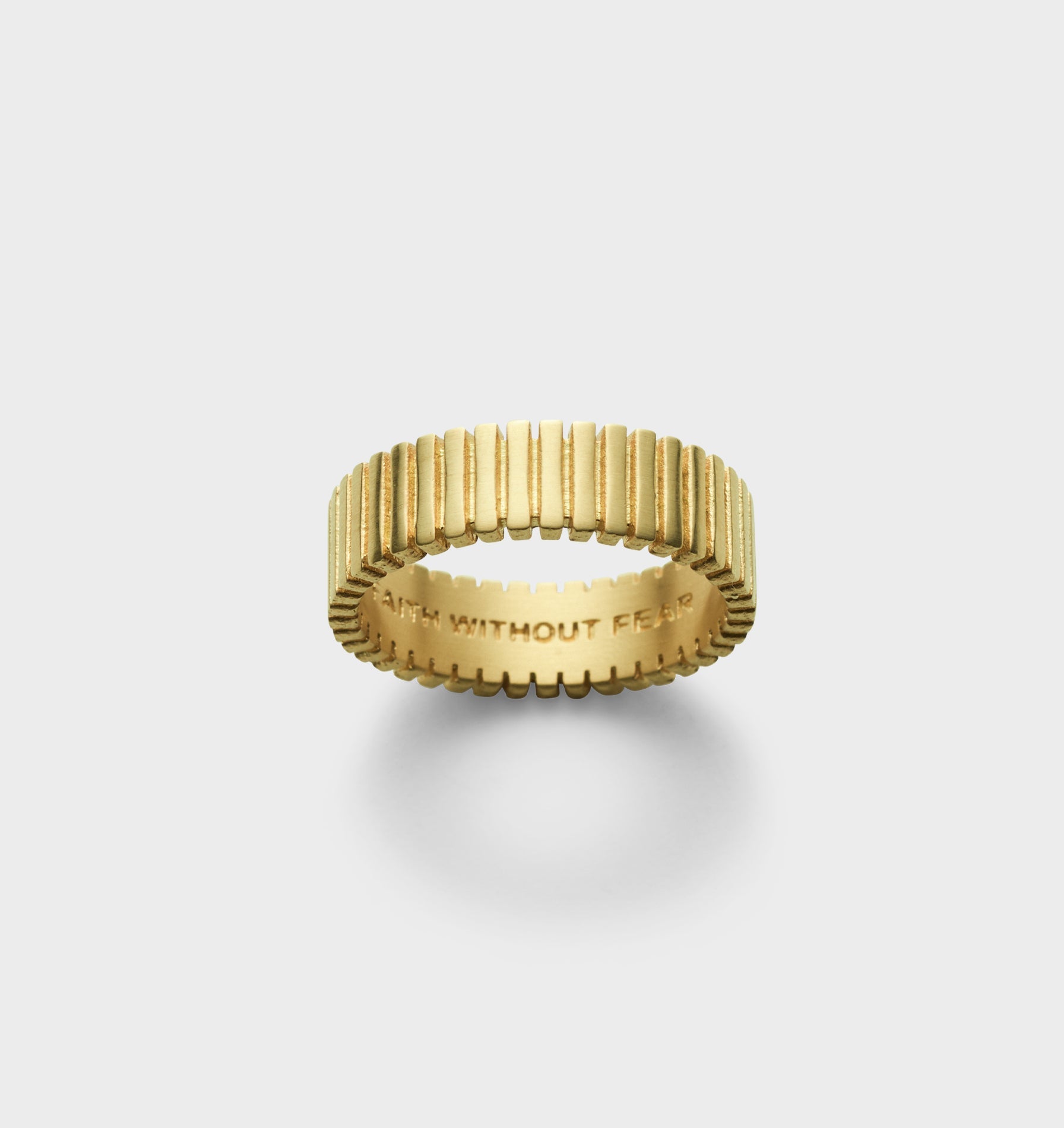 Ribbed Band Ring - 18K Gold Hamilton