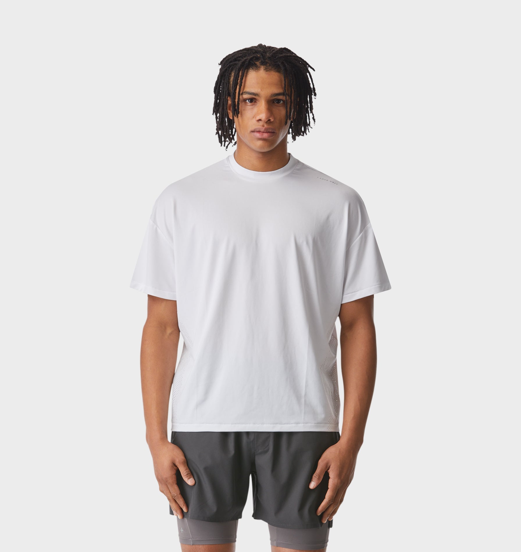 Active Crop Tee - White