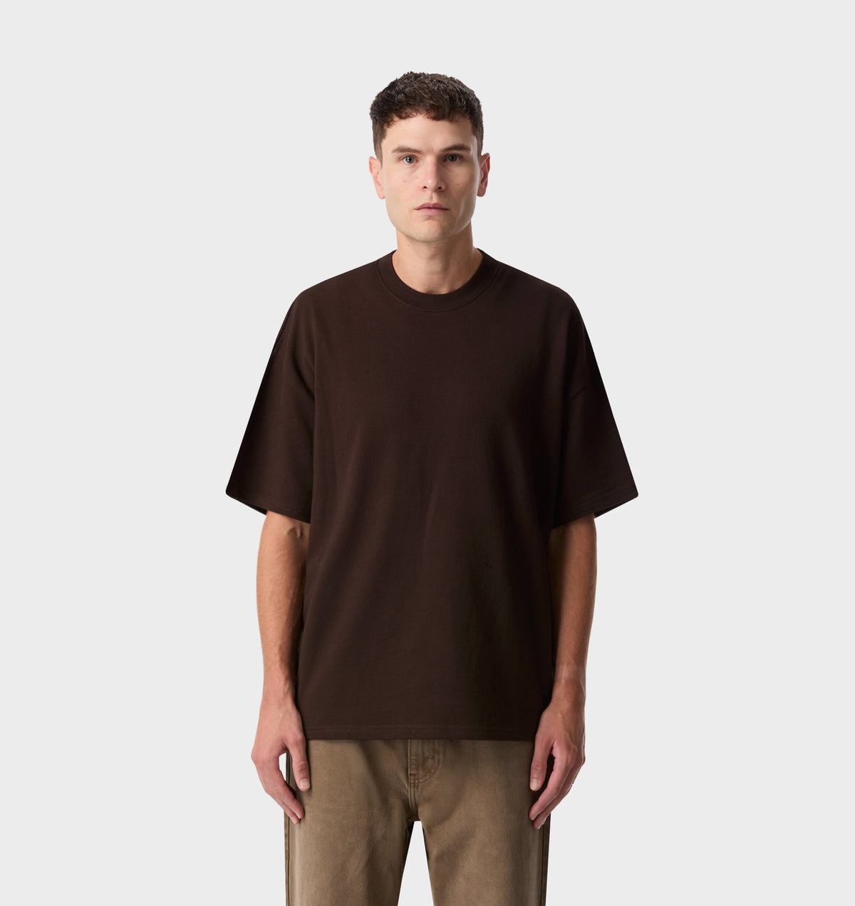 Heavy Box Tee 2.0 - Coffee Bean