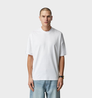Interlock Lewi Crop Tee - White