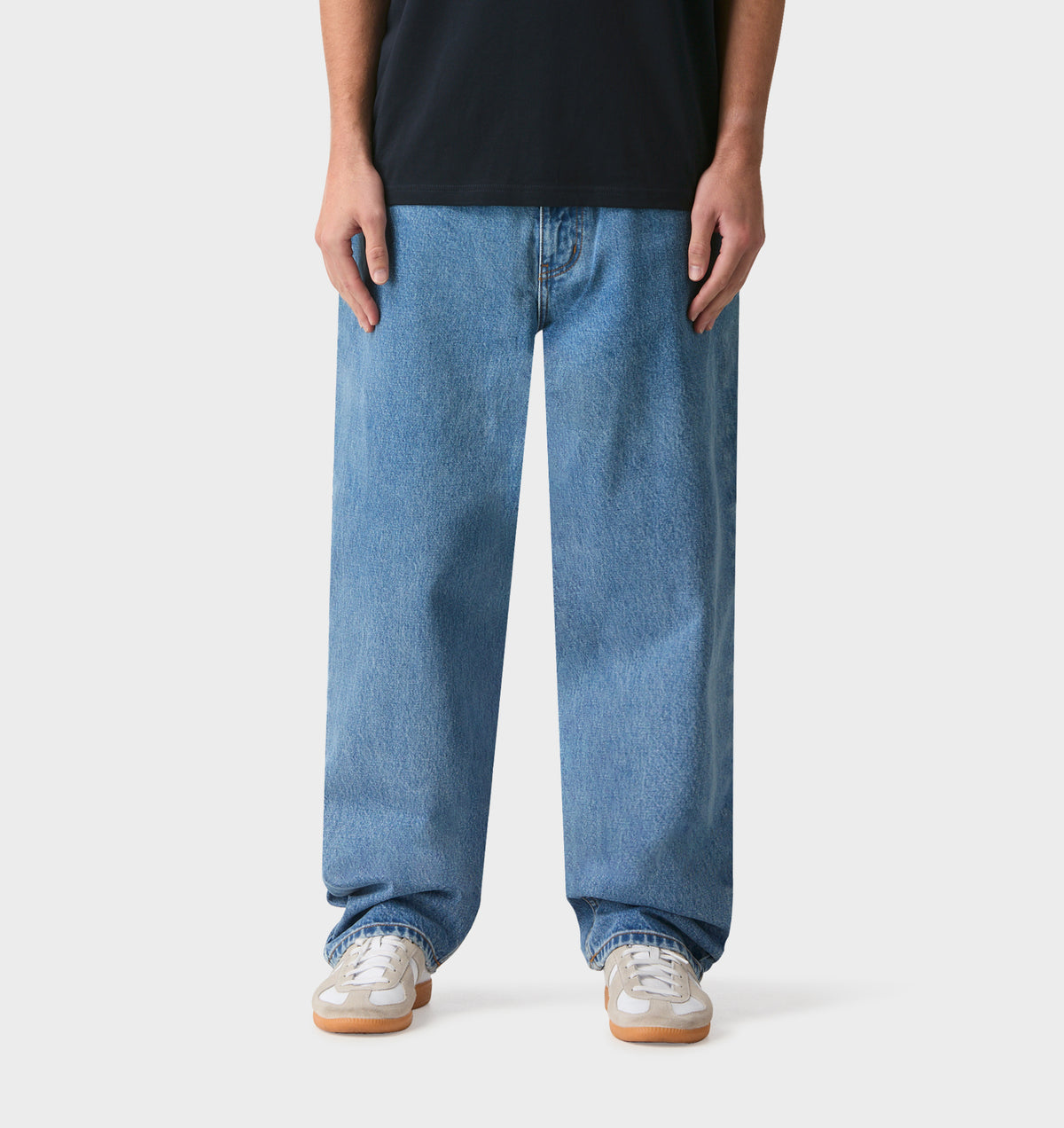 Edgar Wide Denim - Washed Vintage Blue