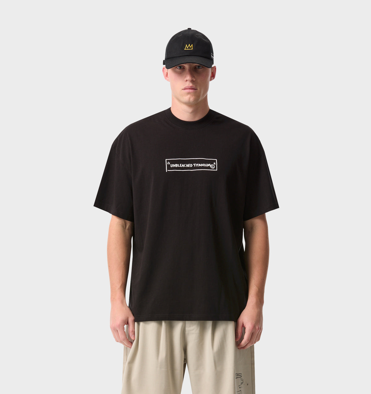 Basquiat Unbleached Box Tee 2.0 - Black