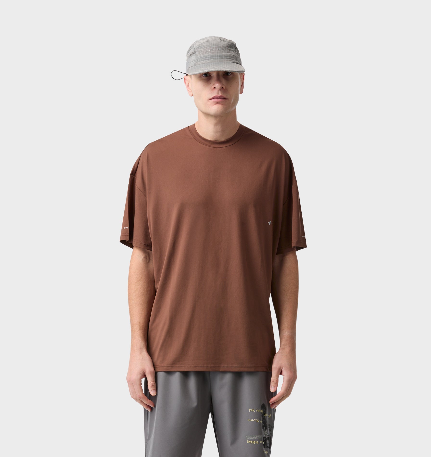Active Box Tee - Chestnut