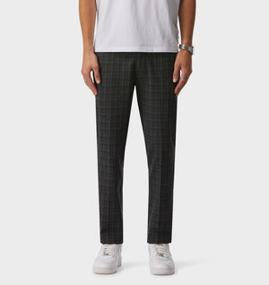 Slim Kobe Pant - Tall - Charcoal/Green Check