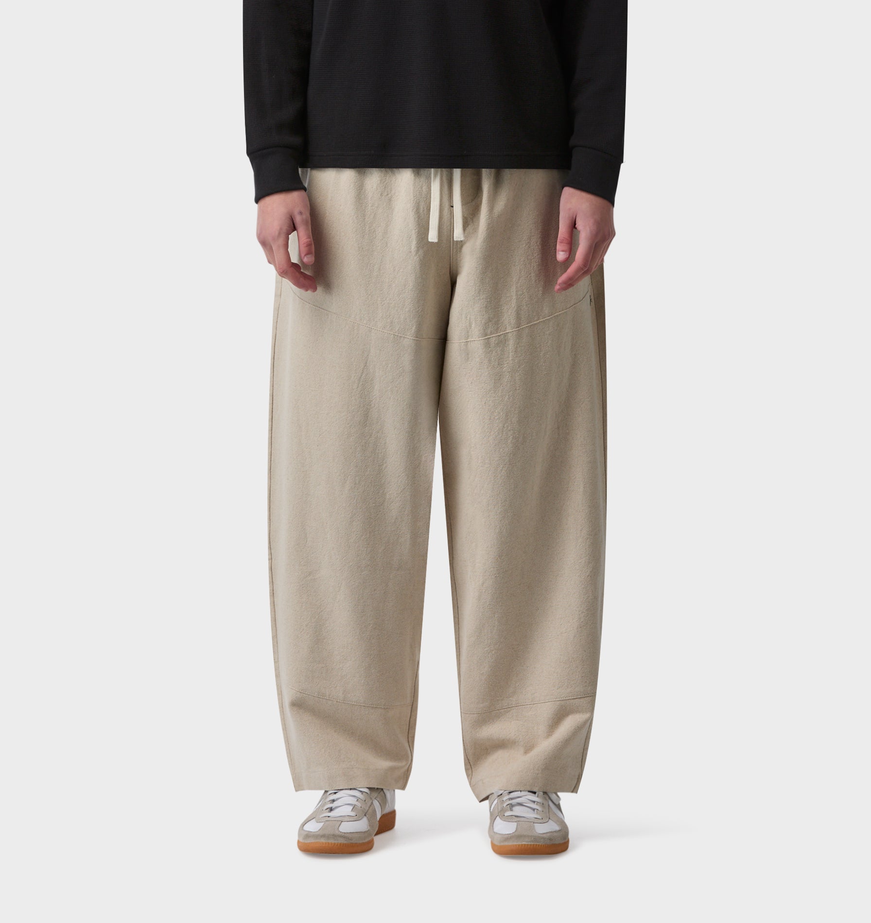 Linen Stirling Relaxed Pant - Bone