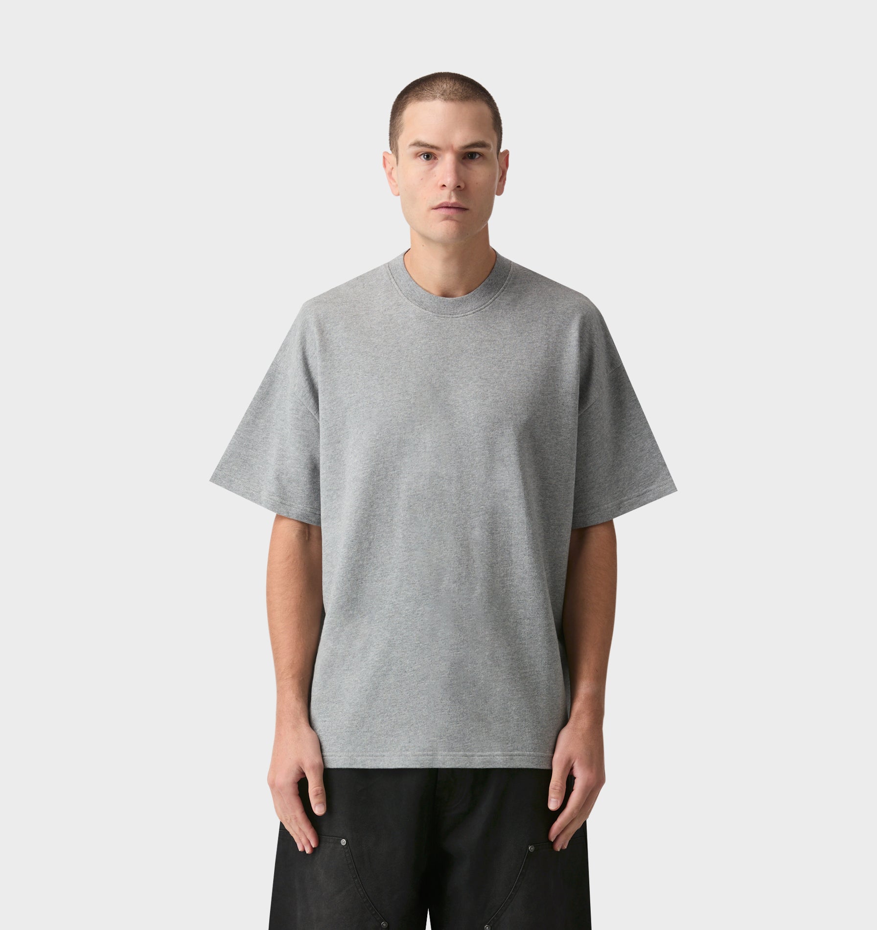 Heavy Box Tee 2.0 - Grey Marle
