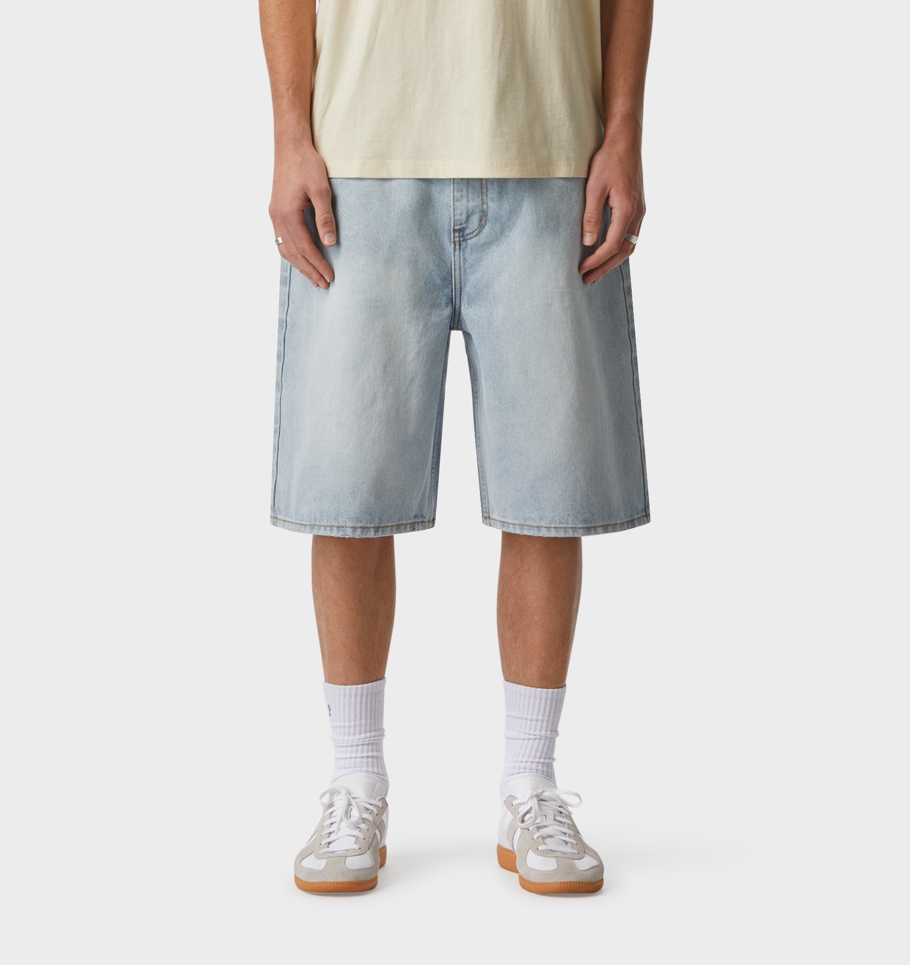 Wyatt Denim Short - Light Vintage Blue
