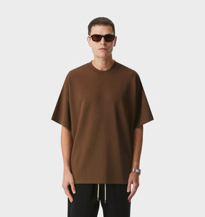 Neoprene Heavy Box Tee - Mocha