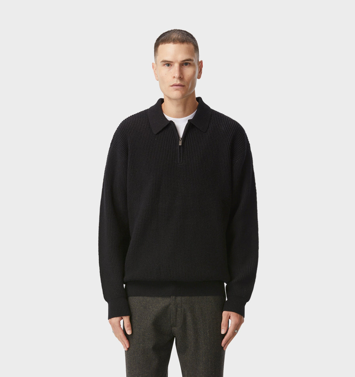 Mario Knit Sweater - Black