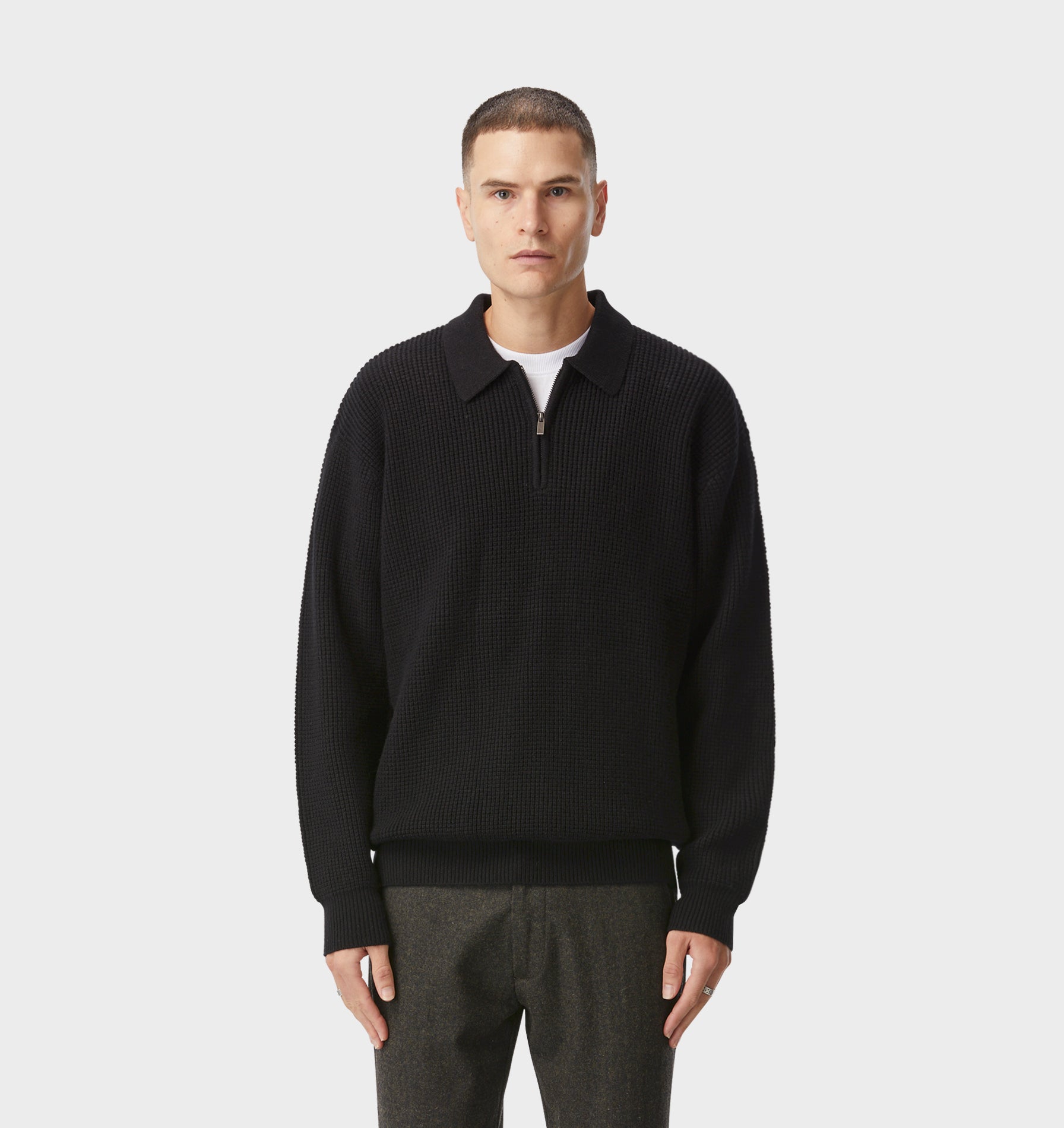 Mario Knit Sweater - Black