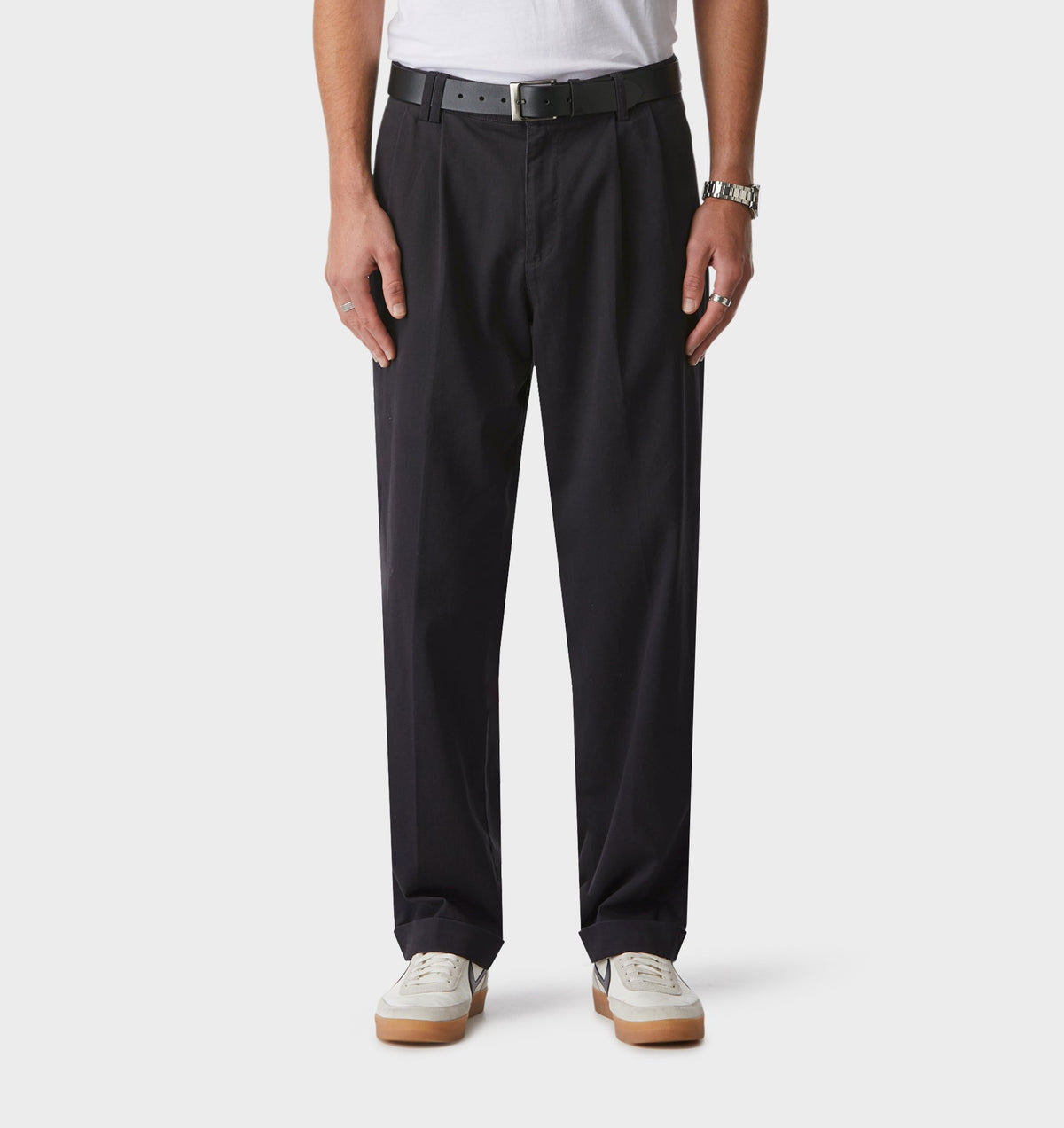 Noah Pleated Pant - Flint