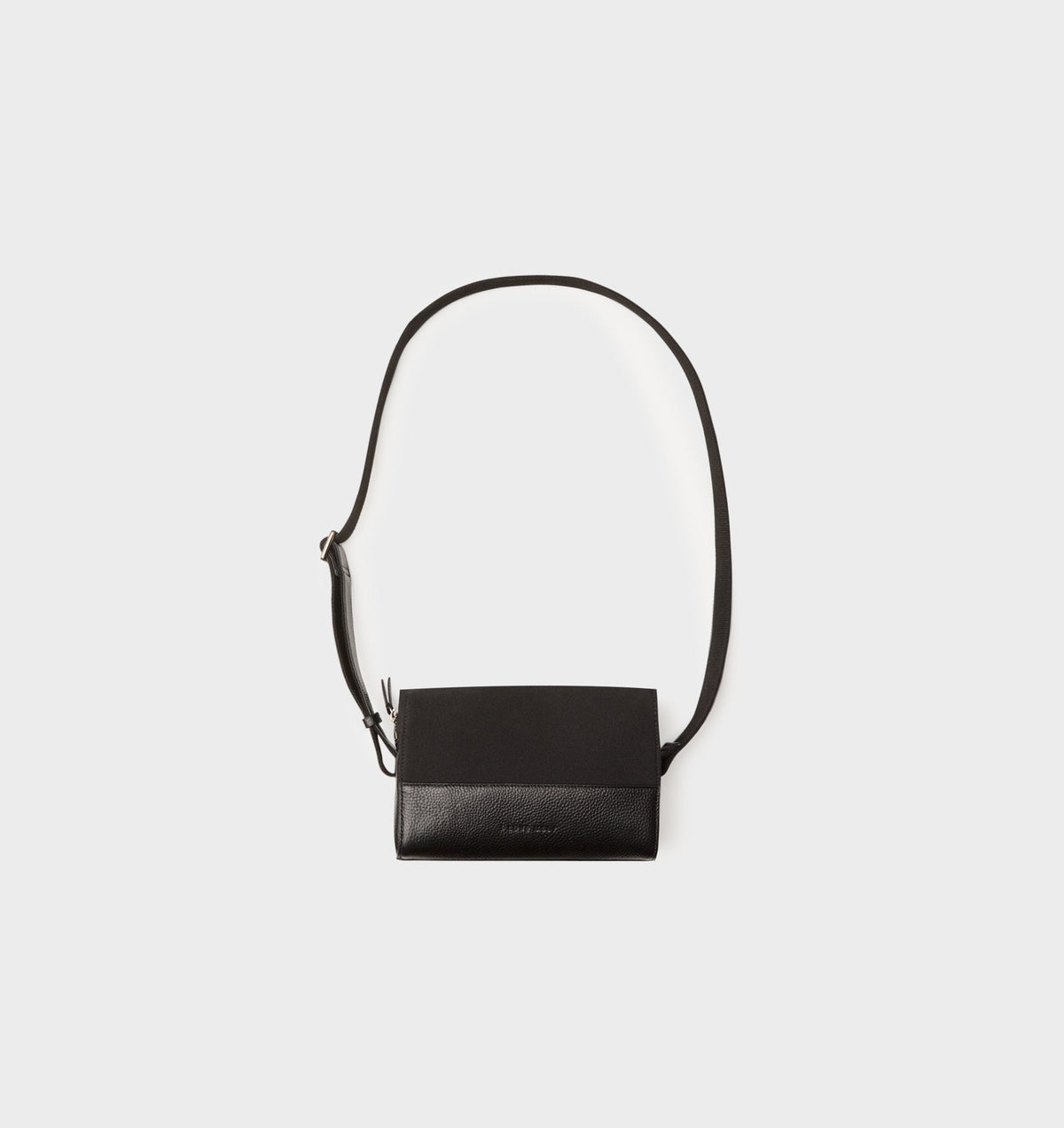 Arlo Leather Crossbody Bag - Black