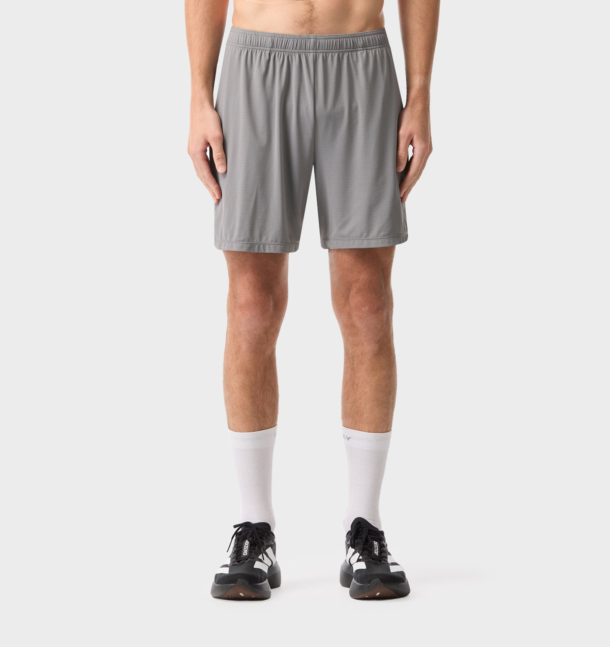 Performance Mesh 2 in 1 Short - Grey