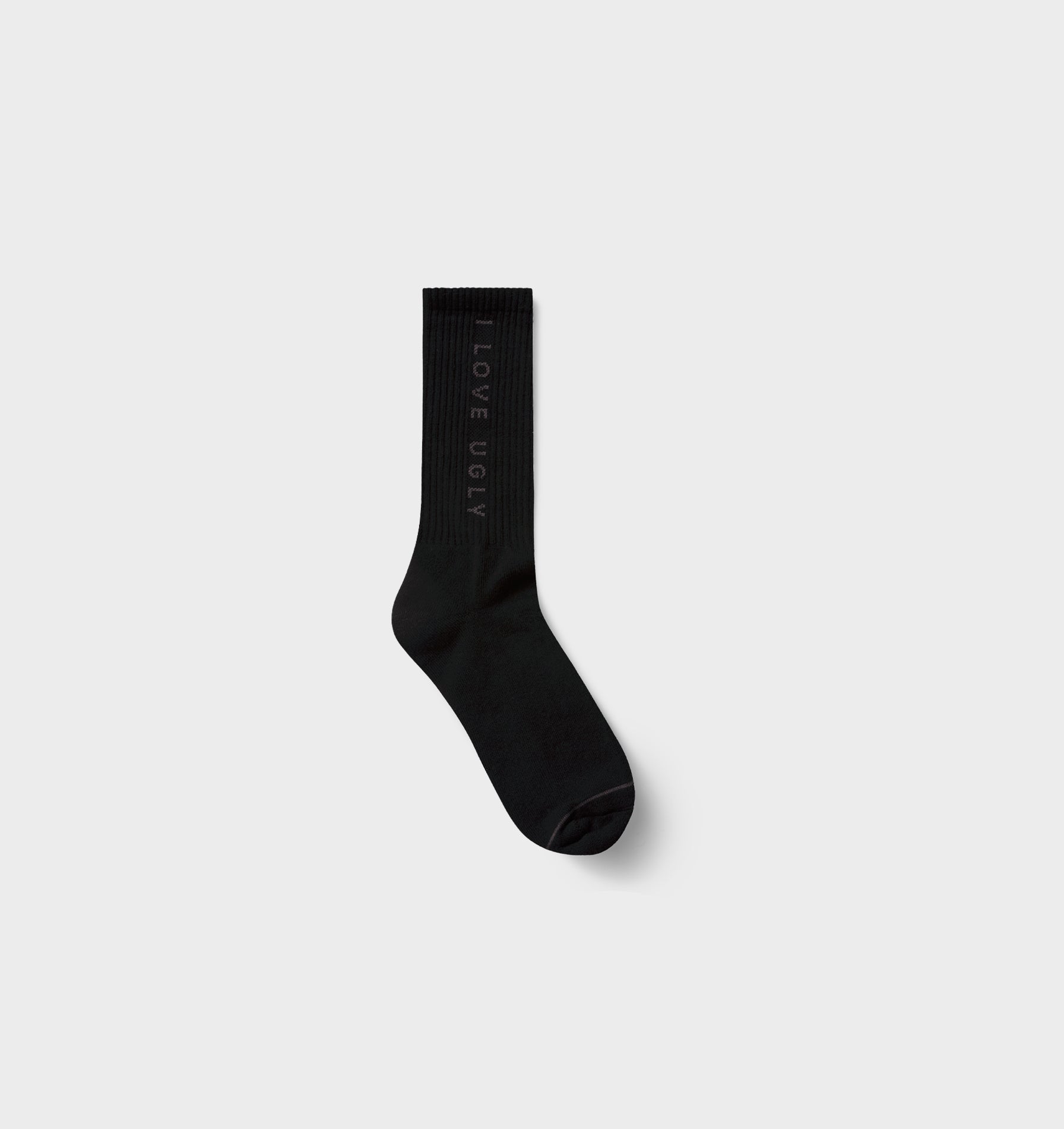Big Logo Basic Sock - Black