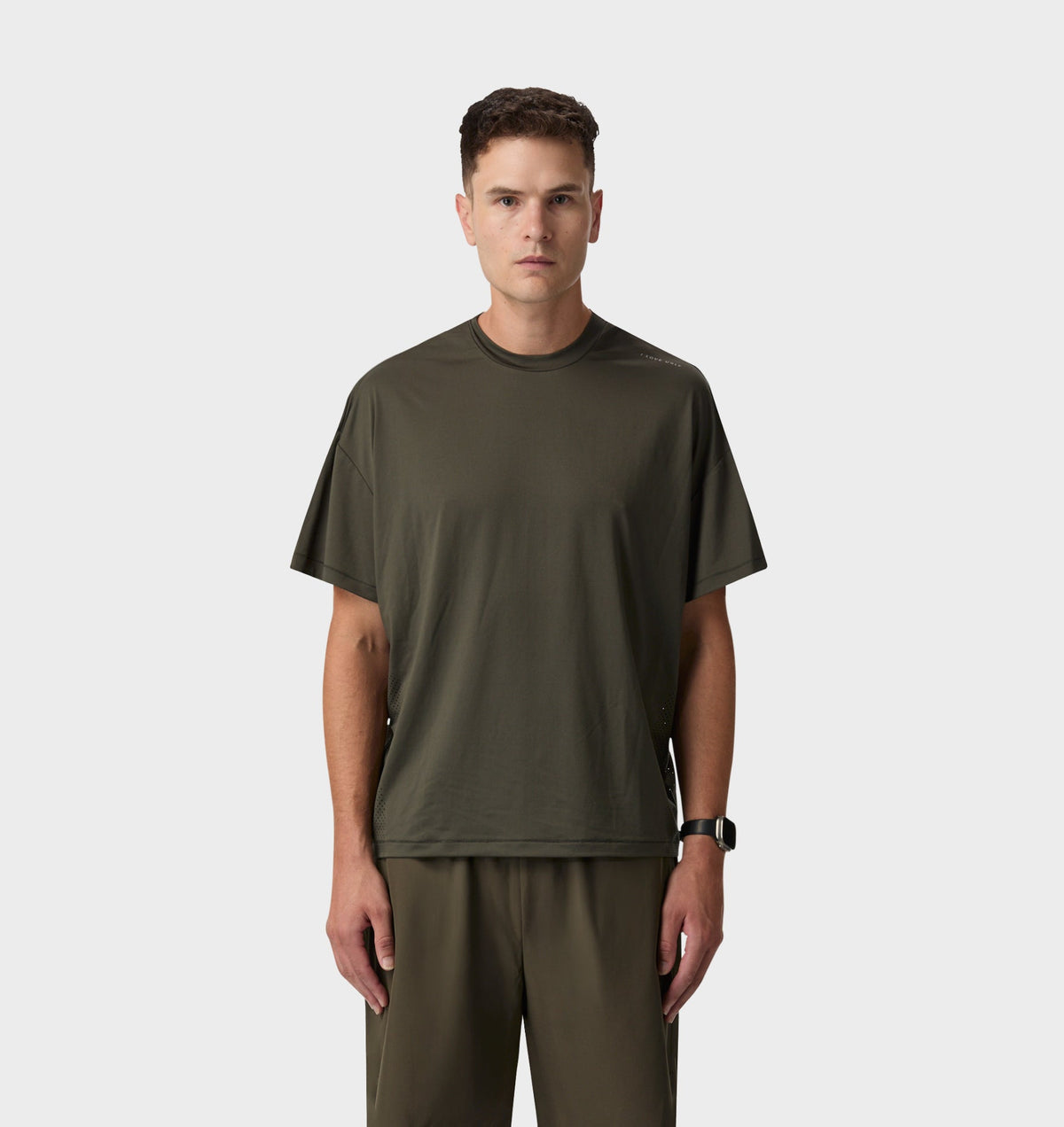 Active Crop Tee - Olive