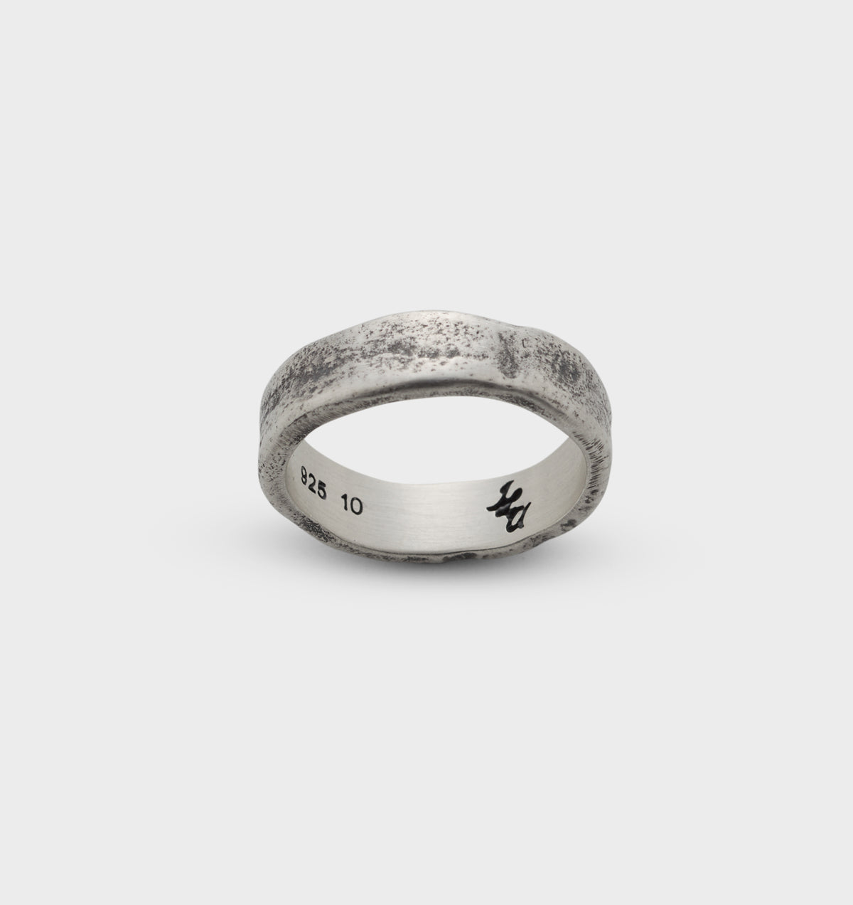 Warped Band Ring - Silver