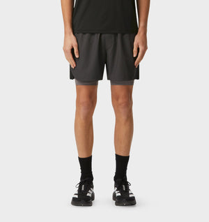 Active 4 Inch Short - Charcoal