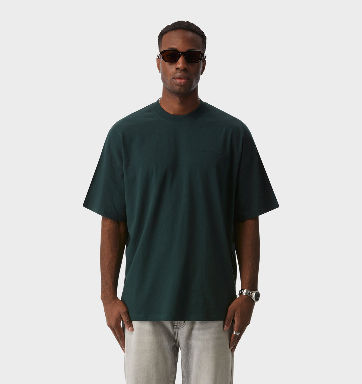 Box Tee - Dark Green