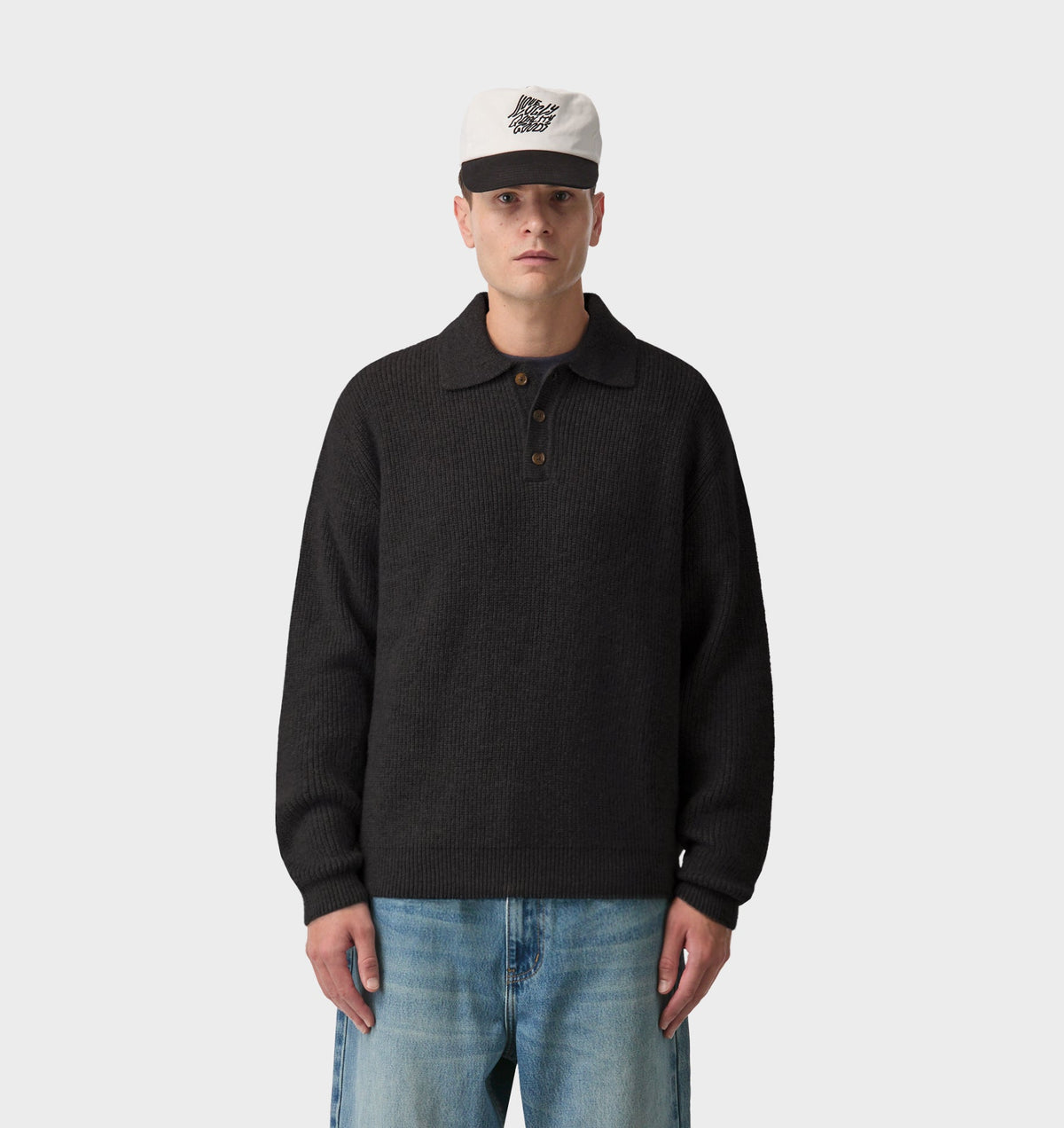 Knit Aldern Pullover - Black