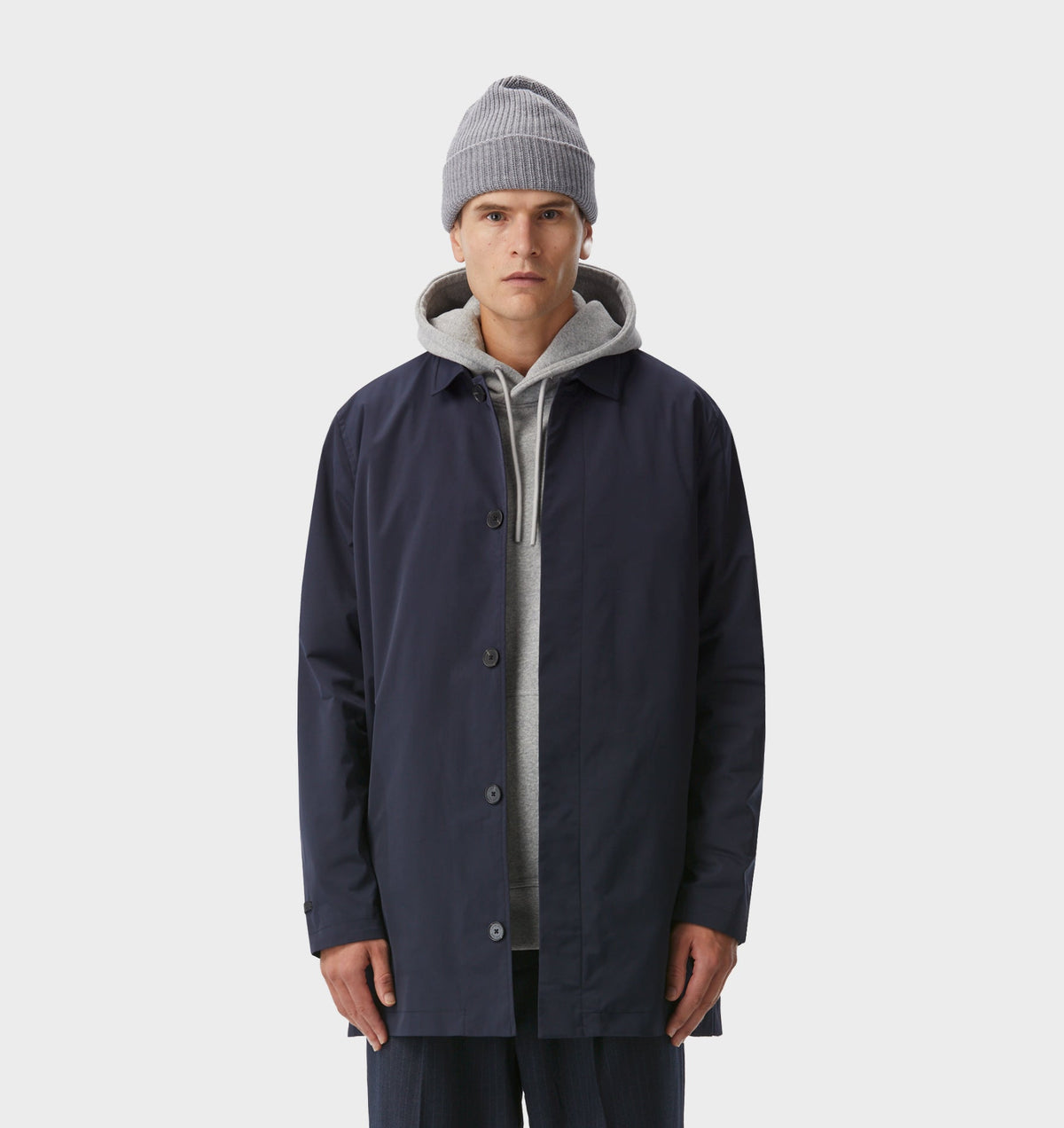 Miller Overcoat - Navy