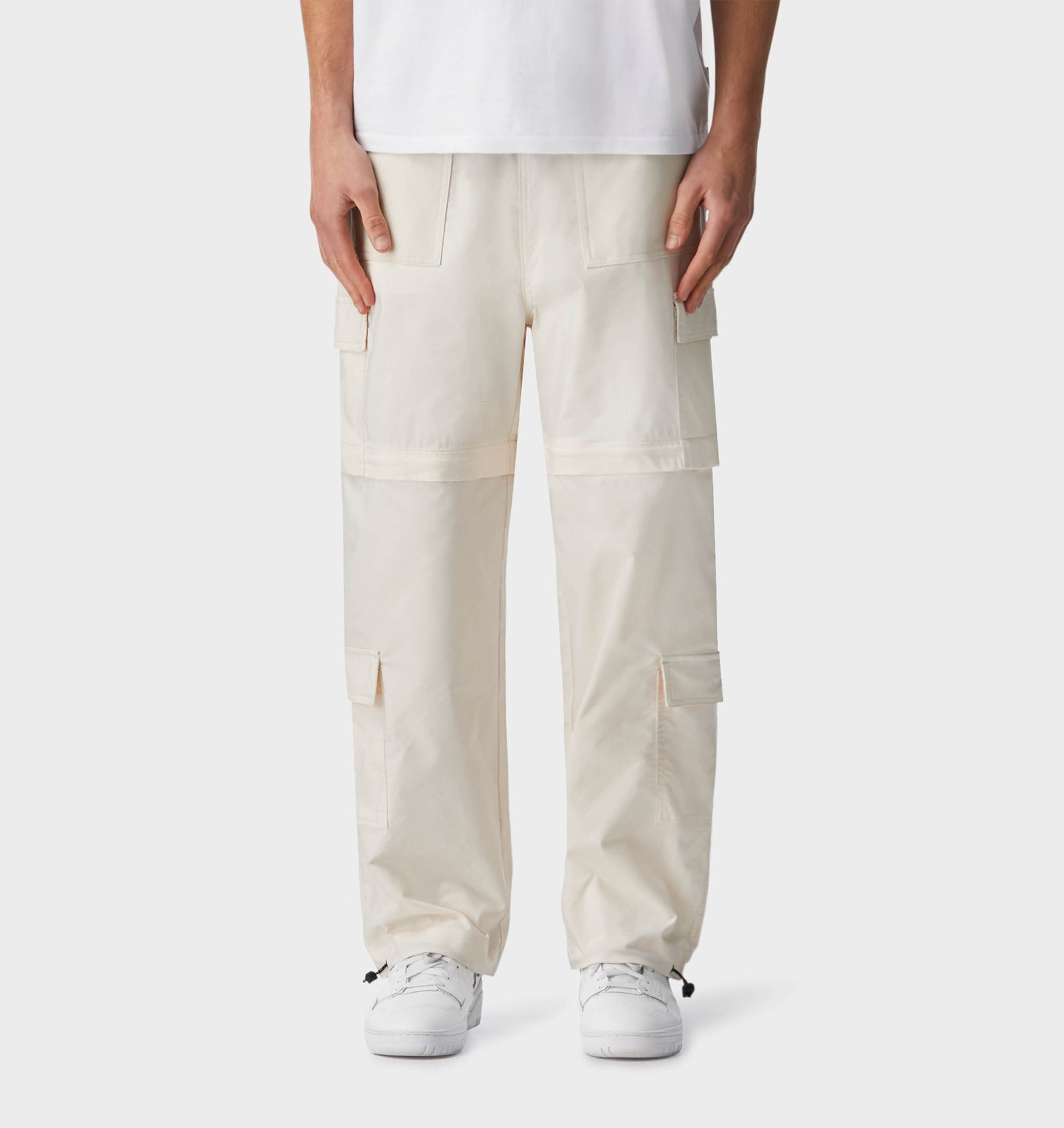 Reggie Convertible Cargo Pant - Off White