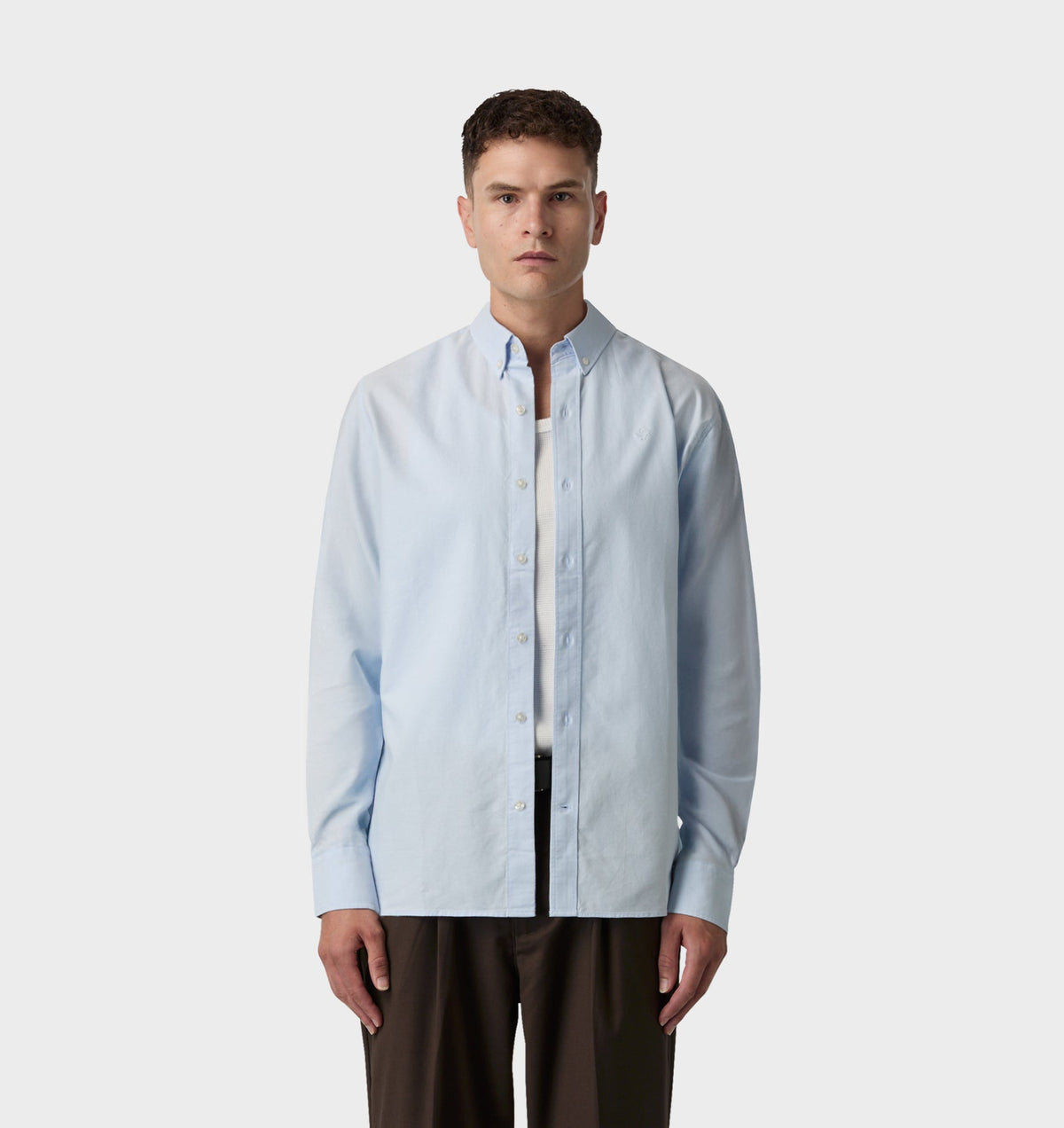 Ralph LS Shirt - Pale Blue