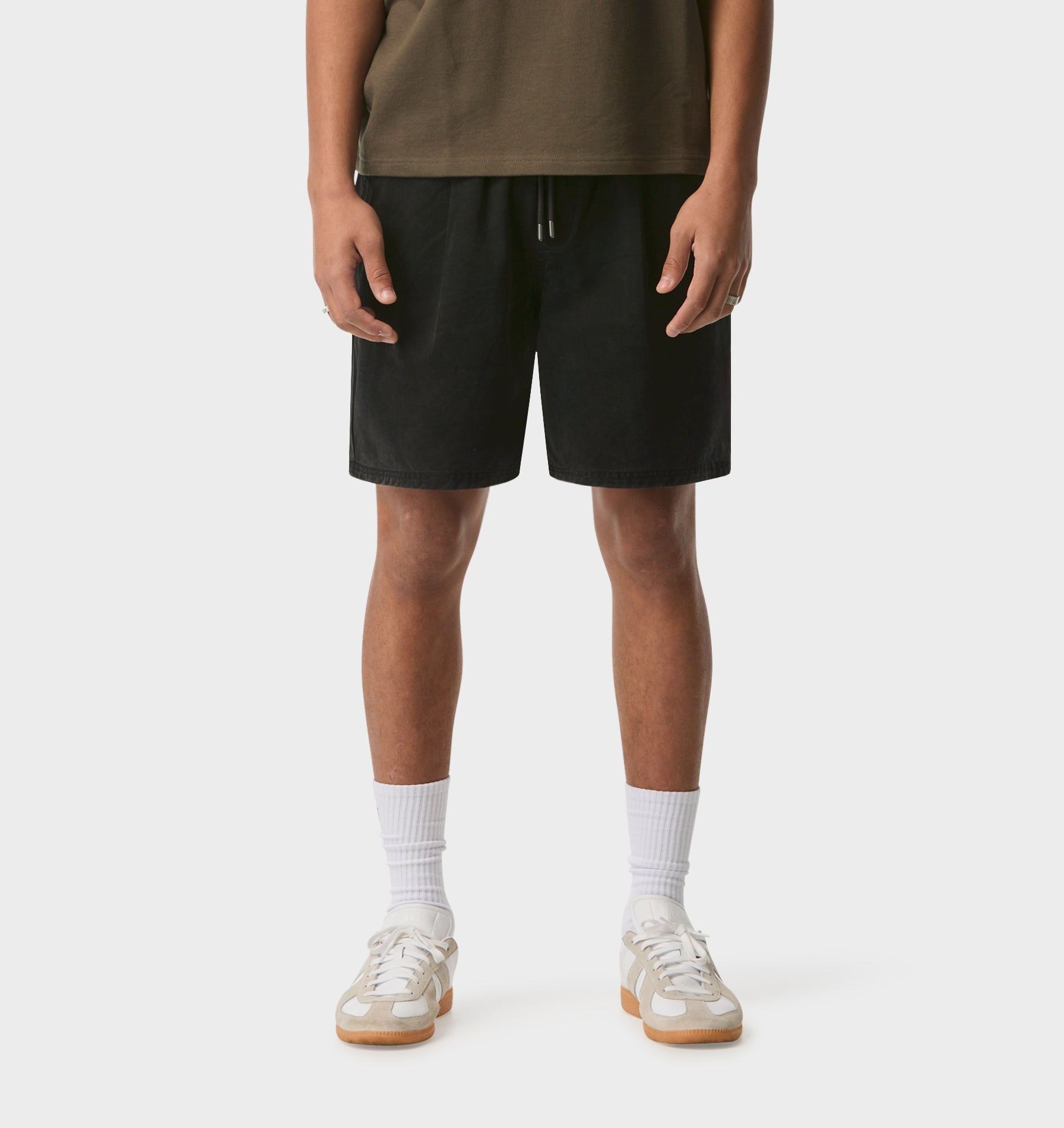 Michael Pleat Short - Black
