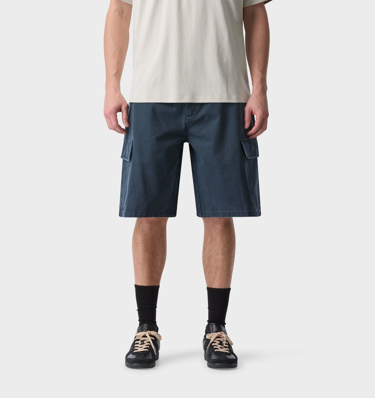 Canvas Cargo Short - Indigo